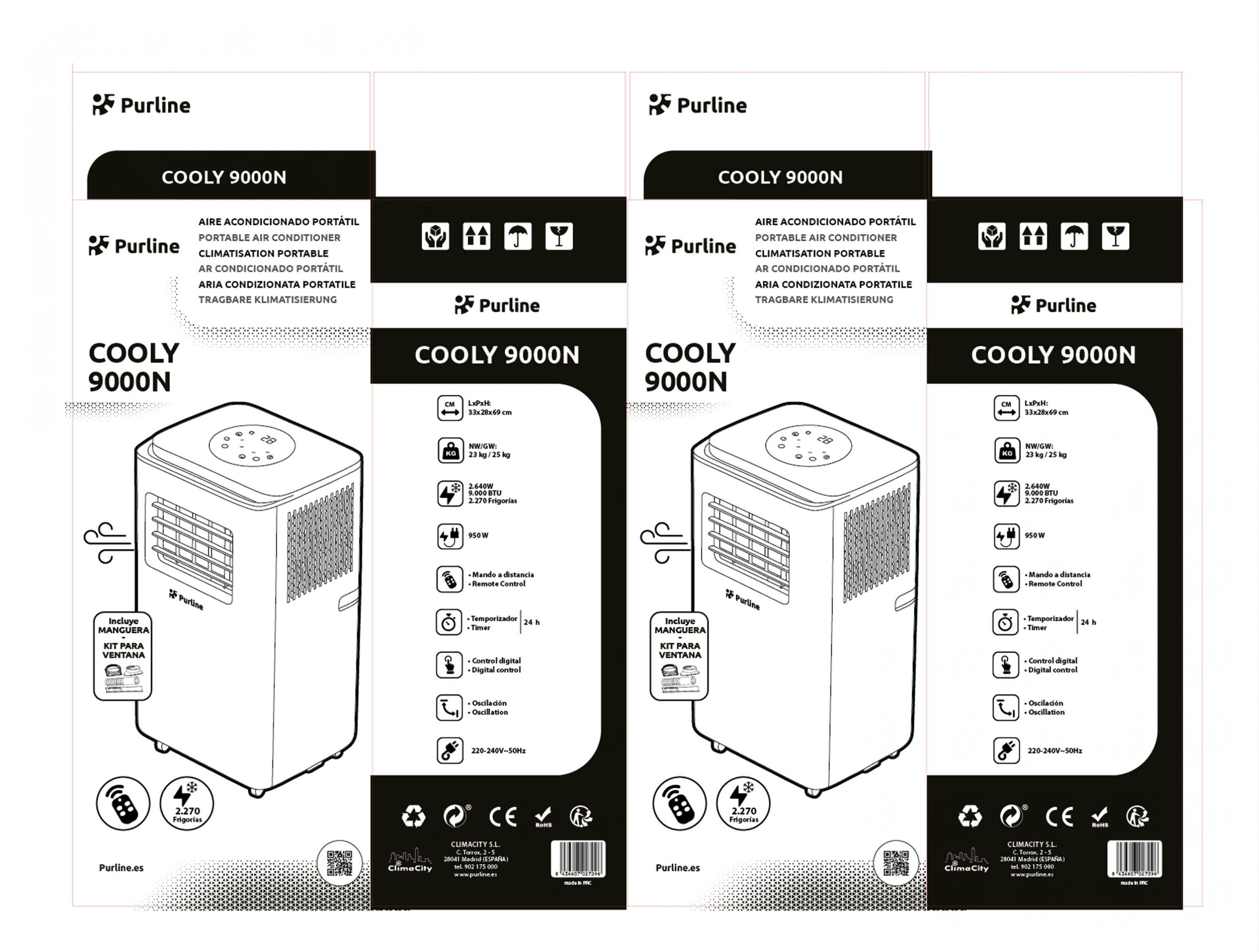 Packaging8436607027096: 69x33x28 cm 25.00Kg.