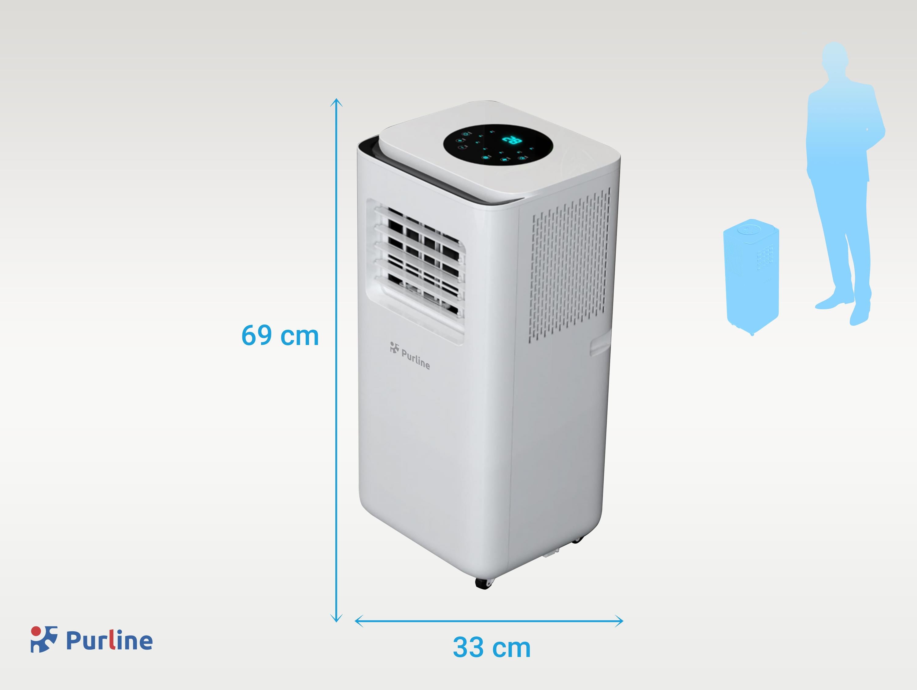 COOLY 9000N Niveau de bruit 64 dB