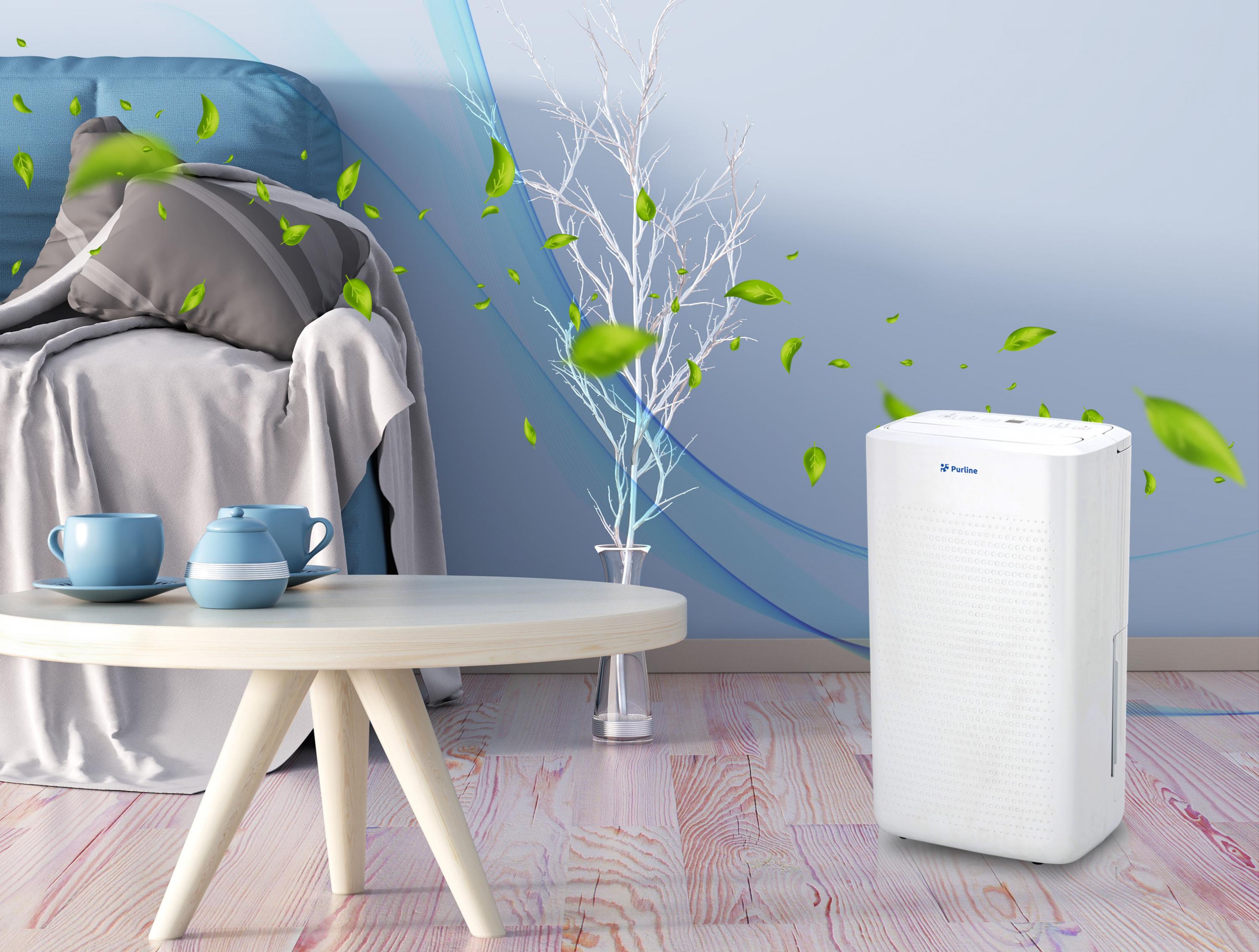 TTTTTTT Déshumidificateur 12L/T, 2 modes de fonctionnement avec écran tactile et bouton rotatif TTTTTTT Déshumidificateur 12L/T, 2 modes de fonctionnement avec écran tactile et bouton rotatif