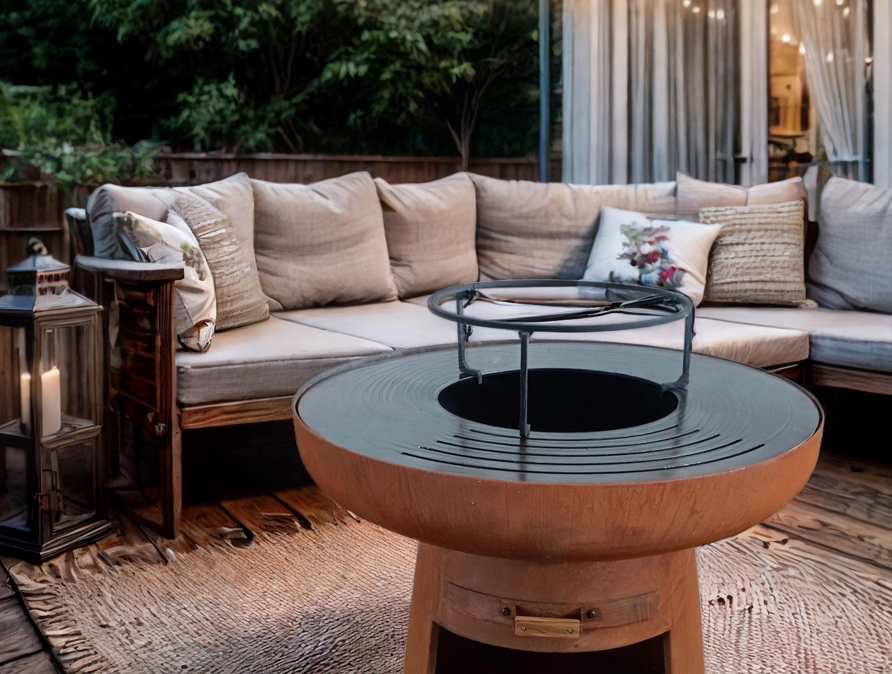 Barbecues Matériau Acier Corten