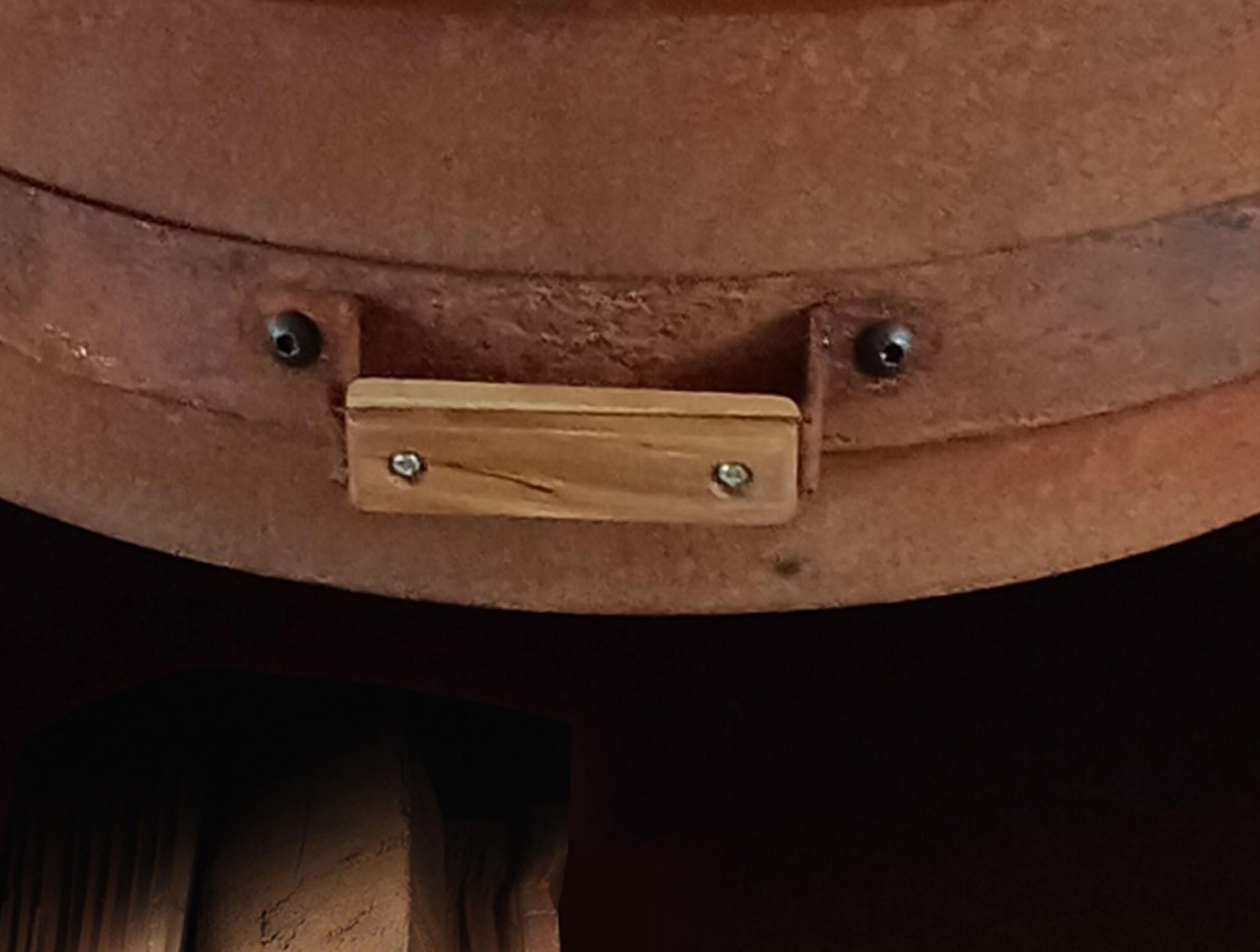 Surface de cuisson 60 cm Barbecue rond avec plaque ronde en acier et grille en acier corten