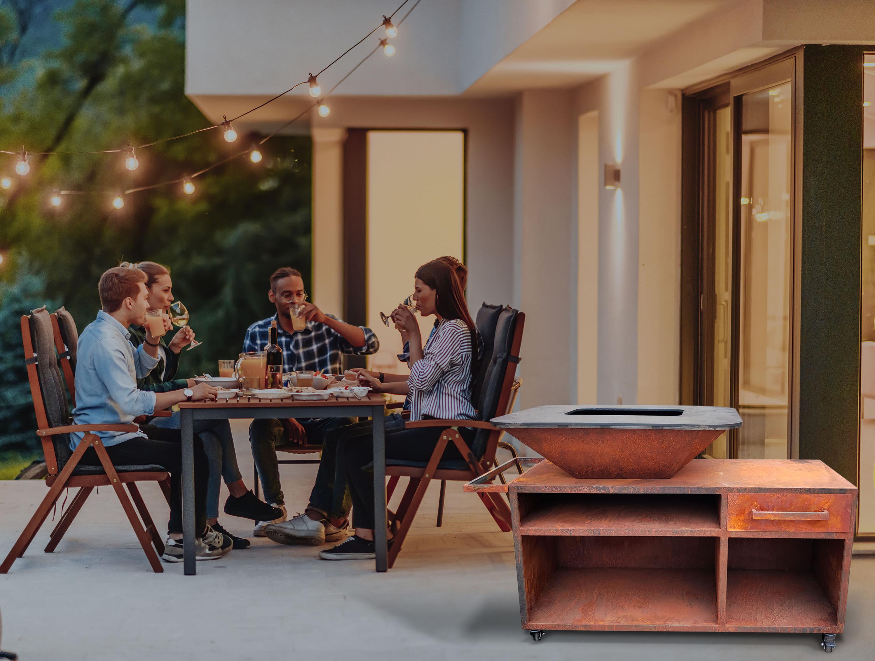 Barbecues Matériau Acier corten