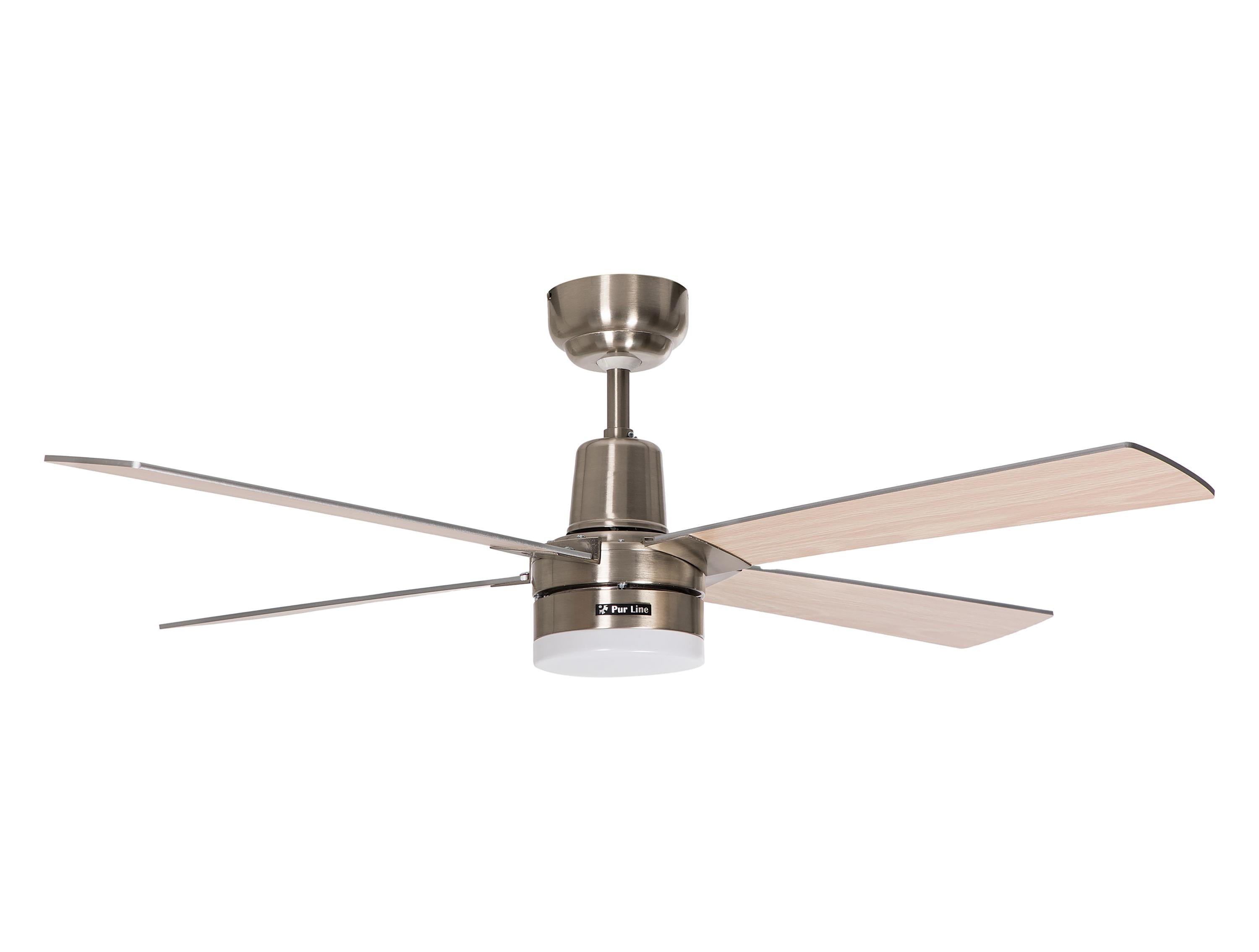 Ventilateur de plafond ø122 cm avec LED et Wifi Réversible Hypersilence
