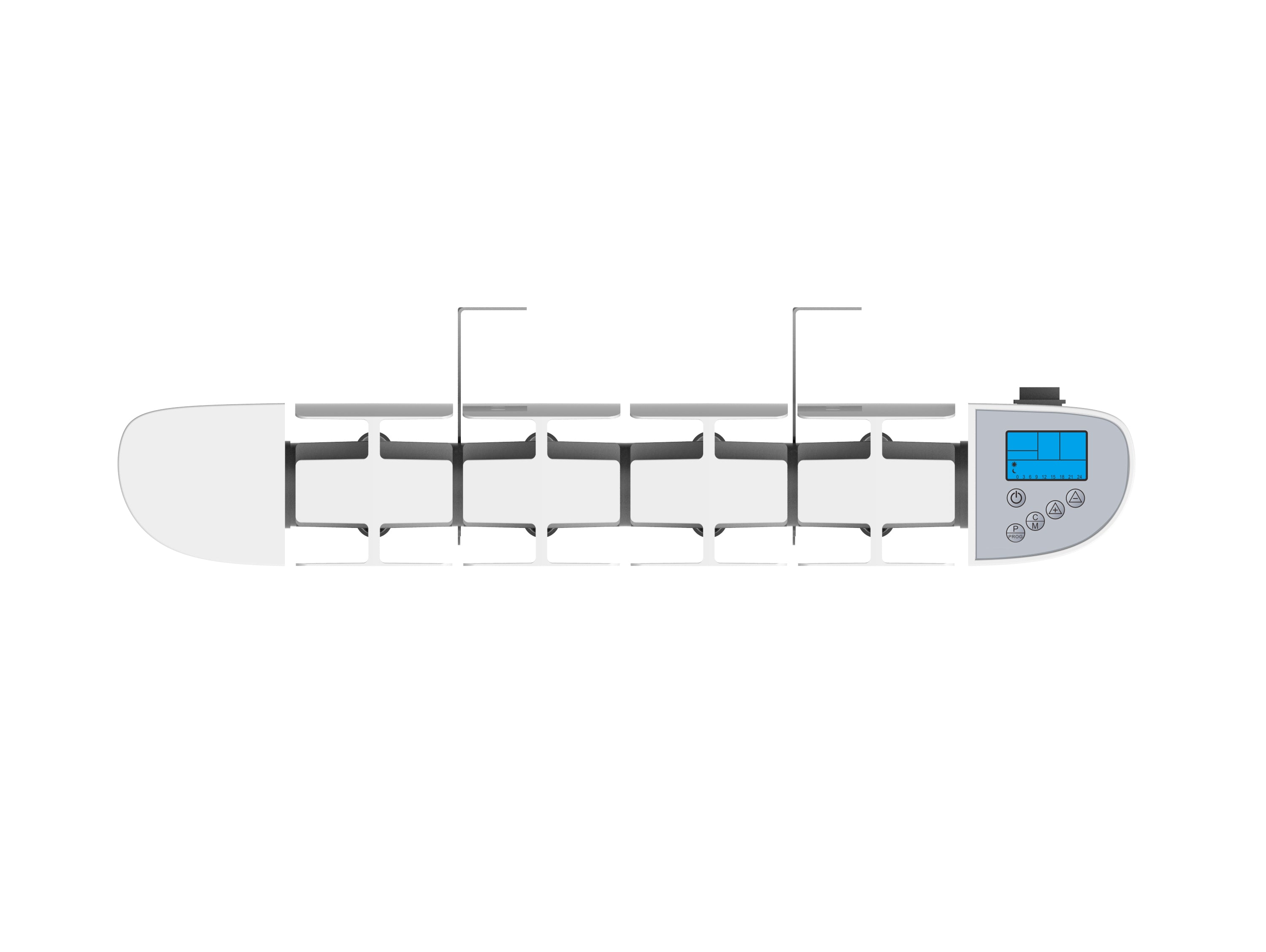 Emetteur thermique avec fluide 1800W avec contrôle WIFI