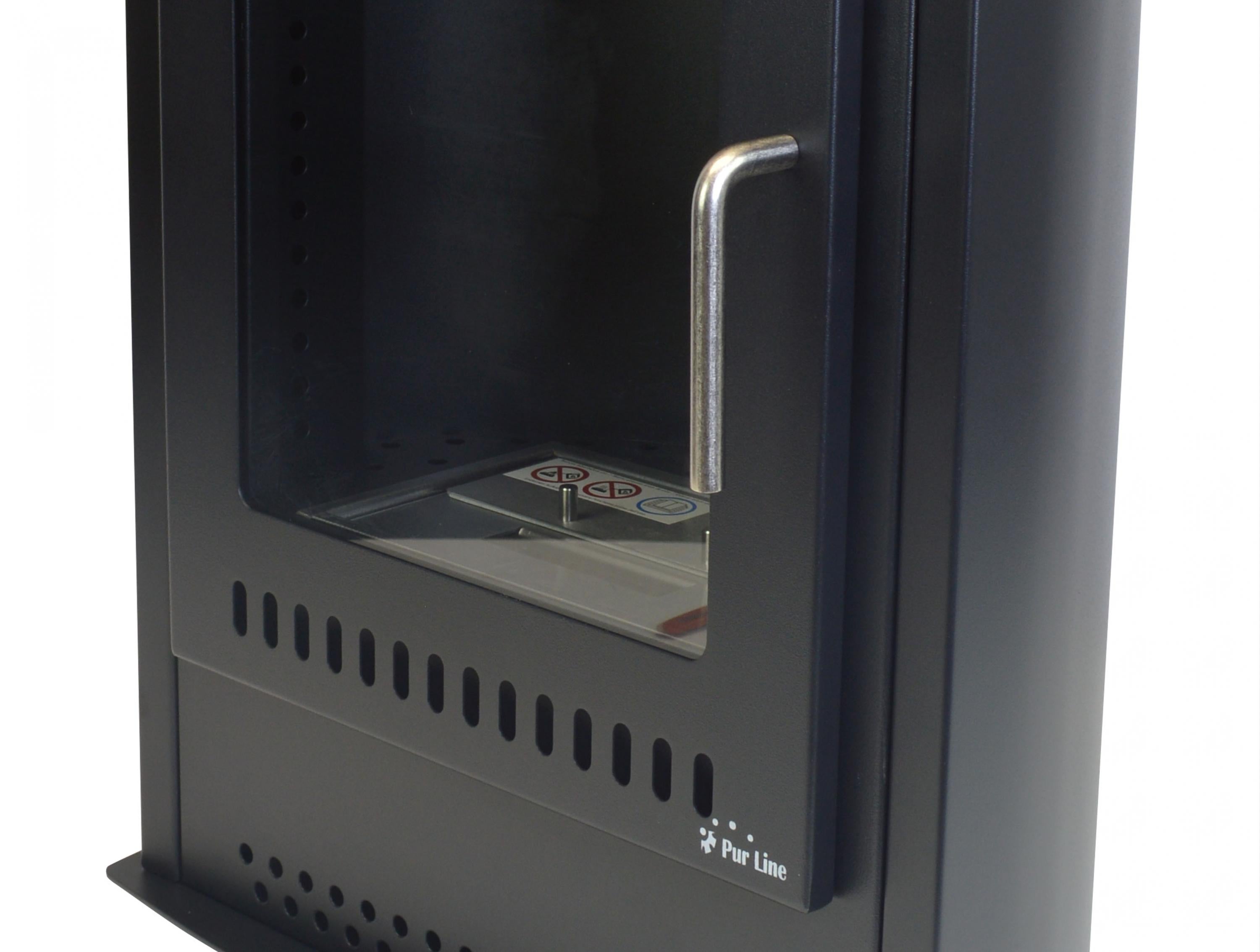 Matériau Acier Poêle à l'éthanol en acier noir