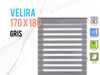 Store enrouleur 170X180 GRIS Nuit et Jour thumbnail