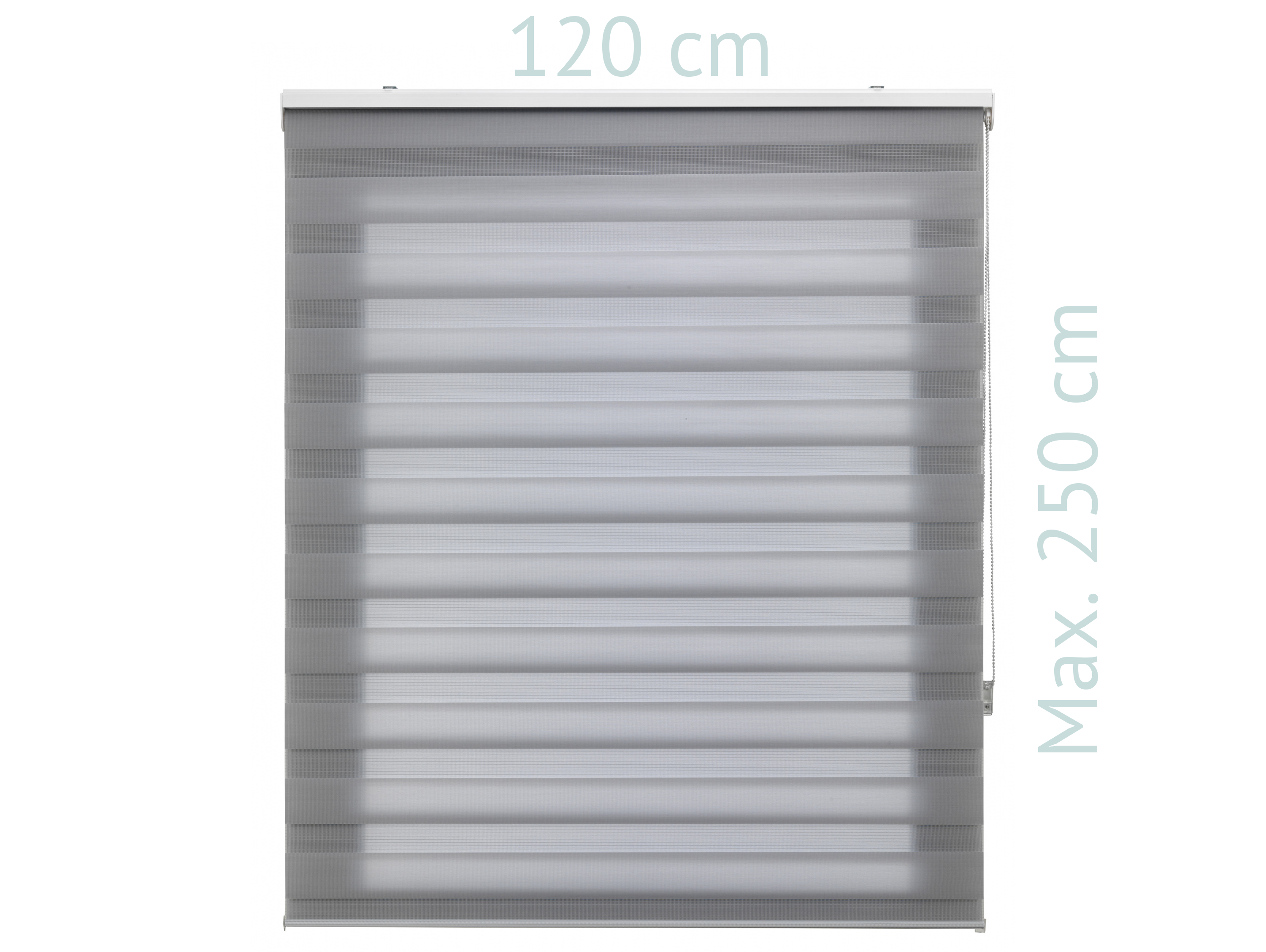 Store enrouleur 120X250 GRIS Nuit et Jour