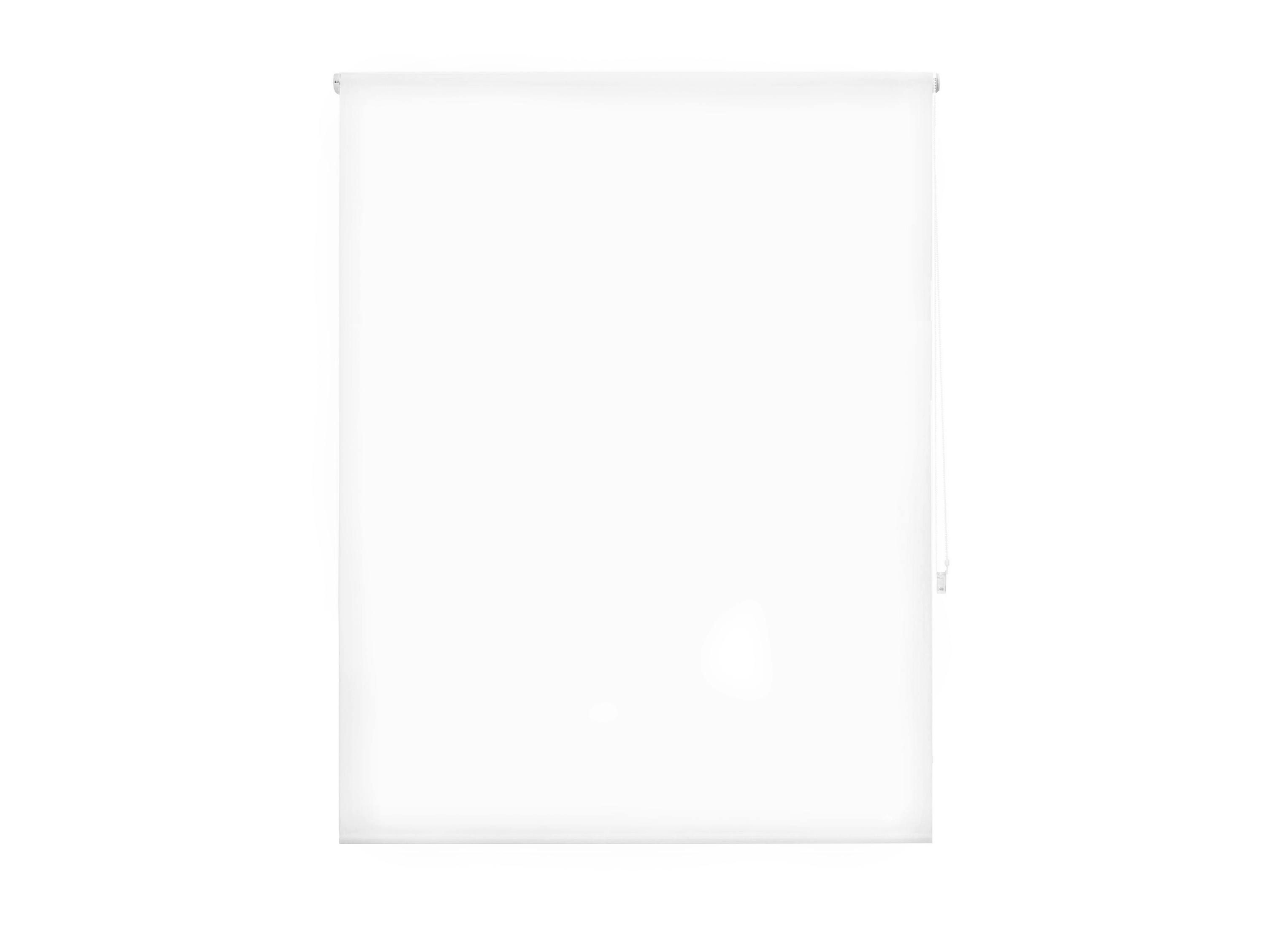 Store enrouleur Polyester Translucide Blanc 100 x 250