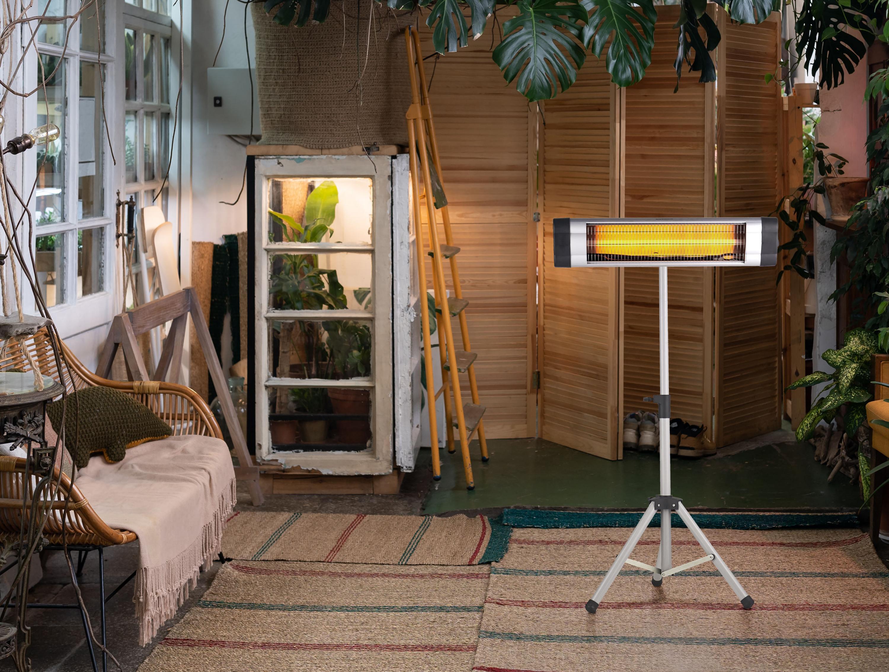 Chauffages halogènes Couleur Argent