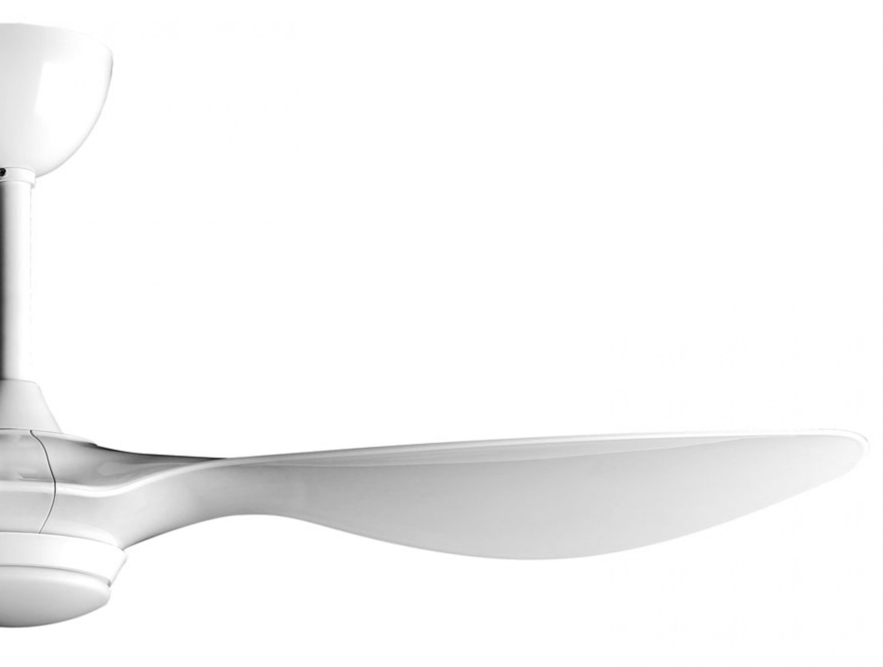 Surface utilisable 55 m2 Ventilateur de plafond ø132 cm avec LED et Wifi Réversible Hypersilence