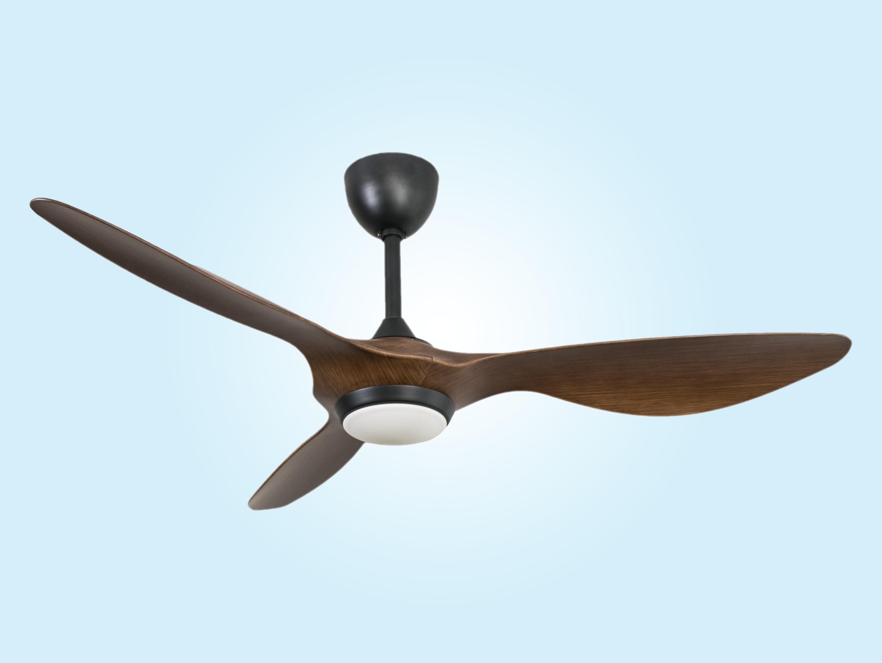 Ventilateur de plafond ø132 cm avec LED et Wifi Réversible Hypersilence