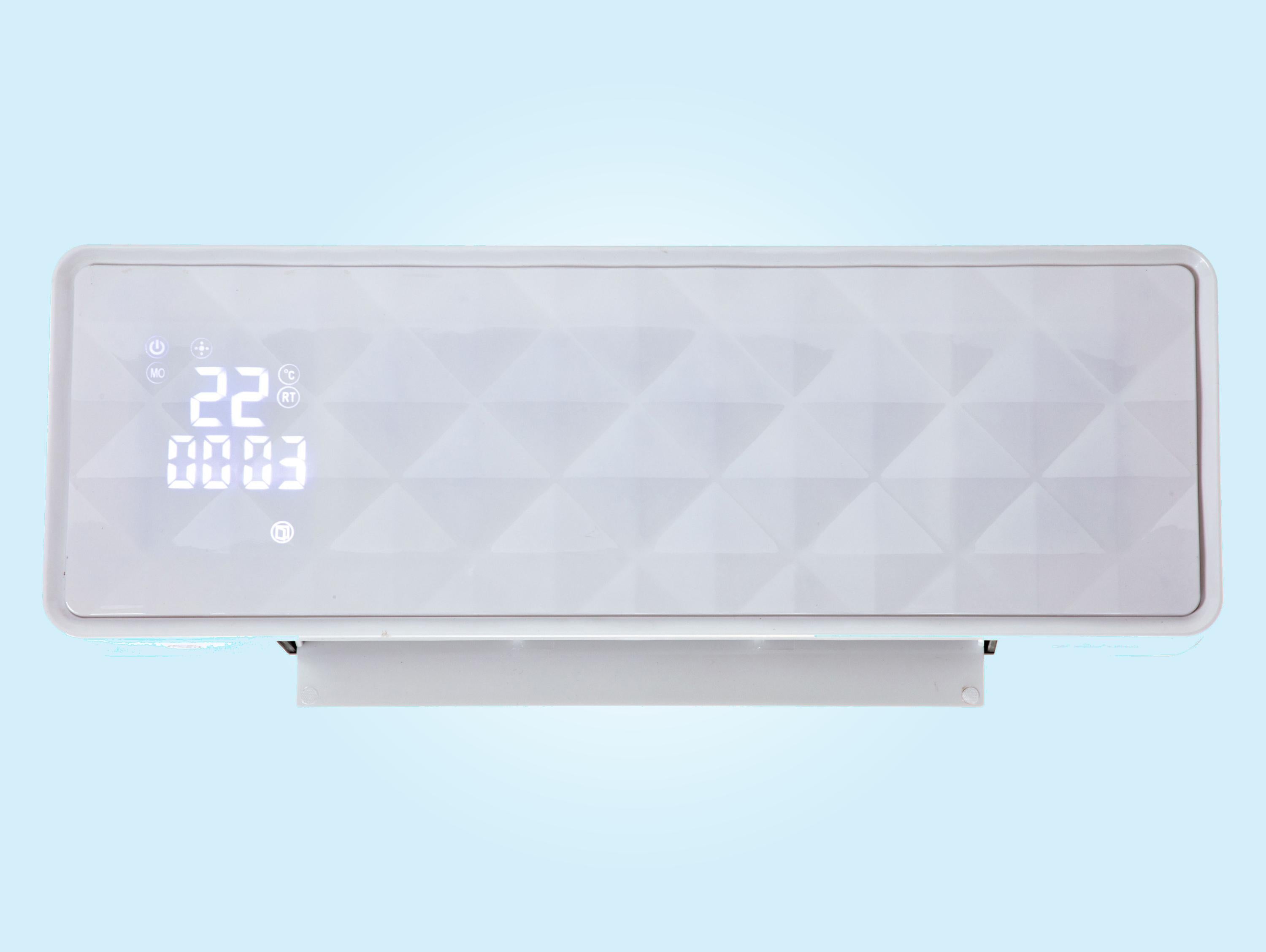 Chauffage céramique mural 2000 W avec télécommande et minuterie