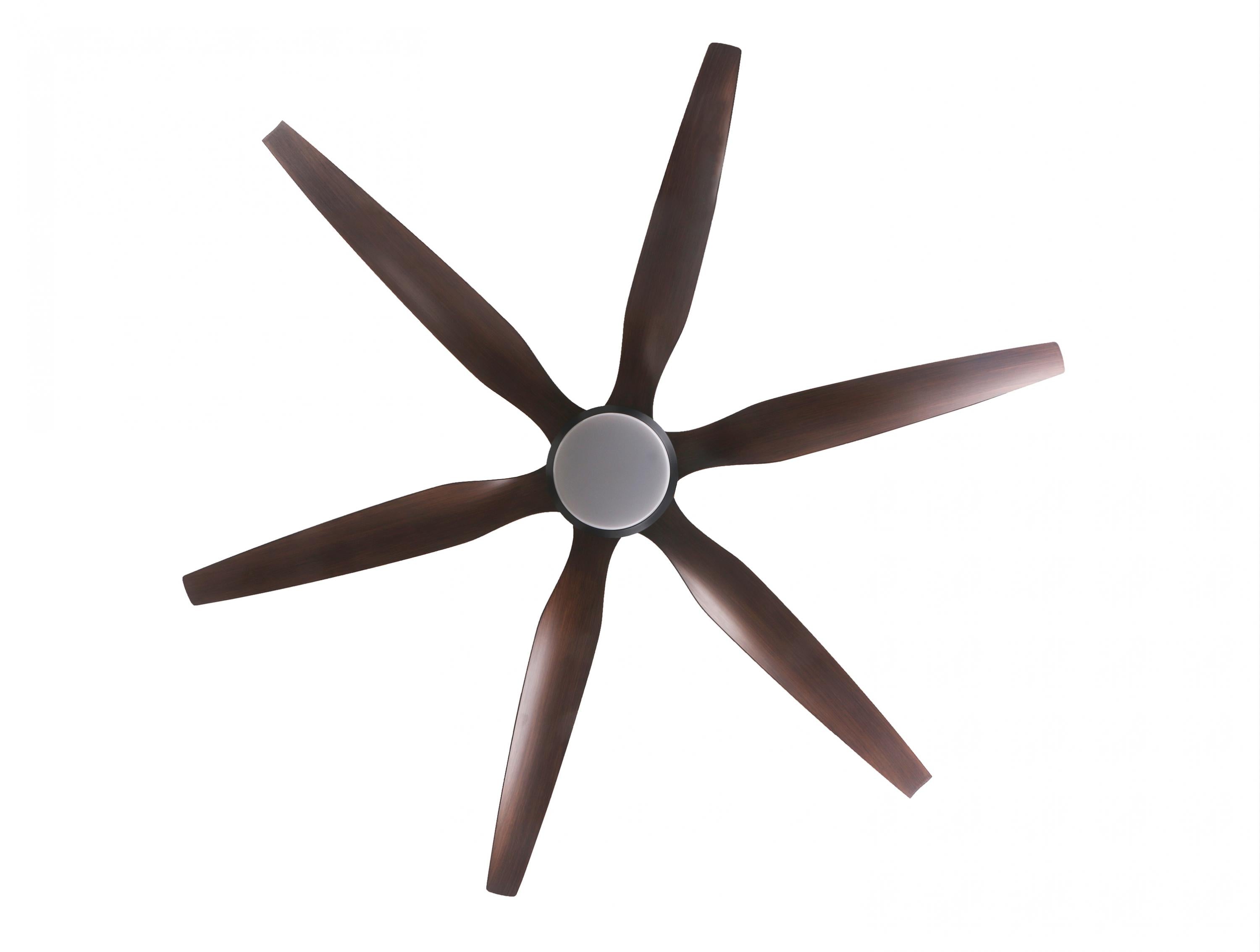 Ventilateur de plafond ø166 cm avec LED et Wifi Réversible Hypersilence