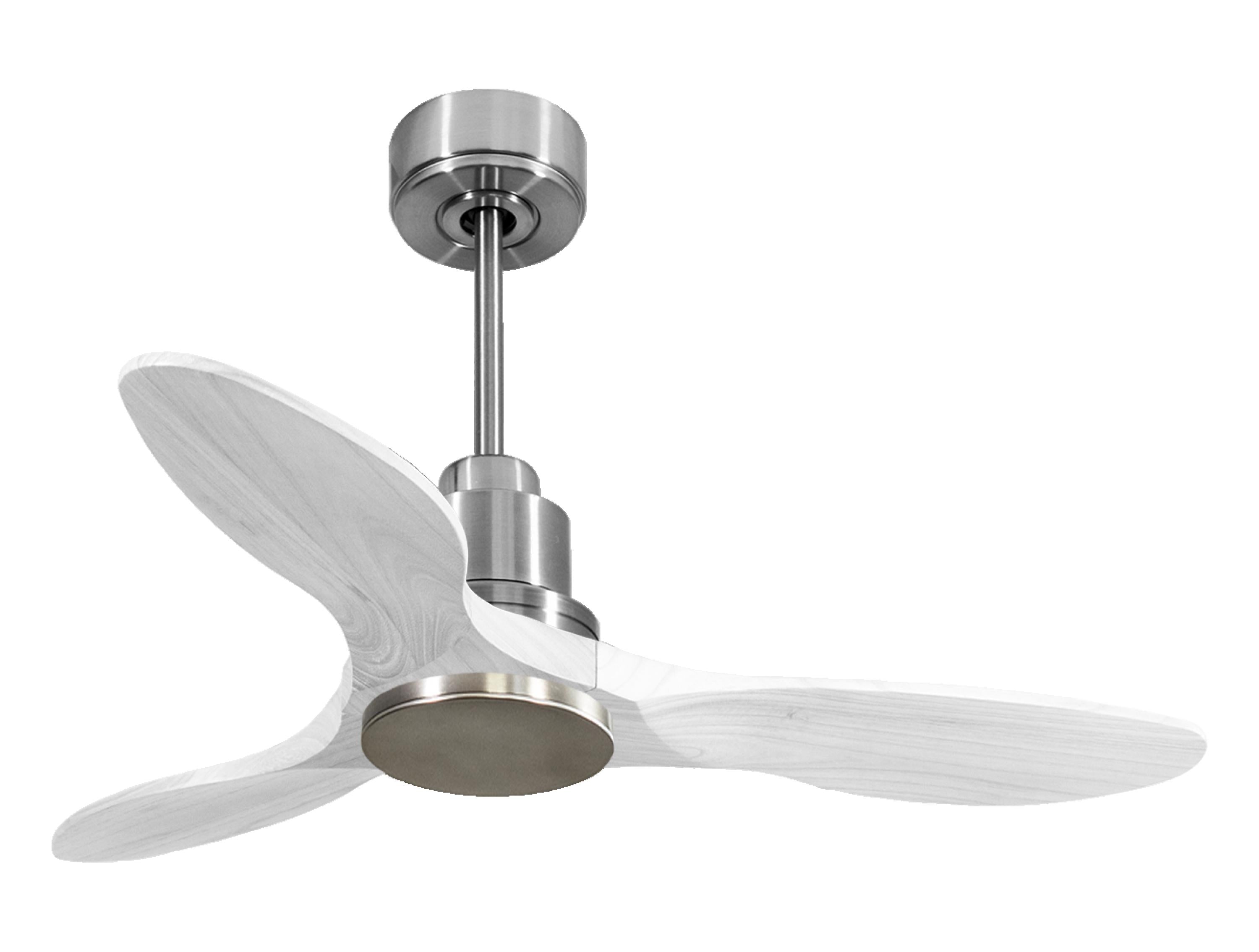 Ventilateur de plafond Réversible  Thermostat Wifi Moteur à courant continu Toits en pente Télécommande Hypersilence Mémoire Shopify Vendible (AUTOMATIQUE)