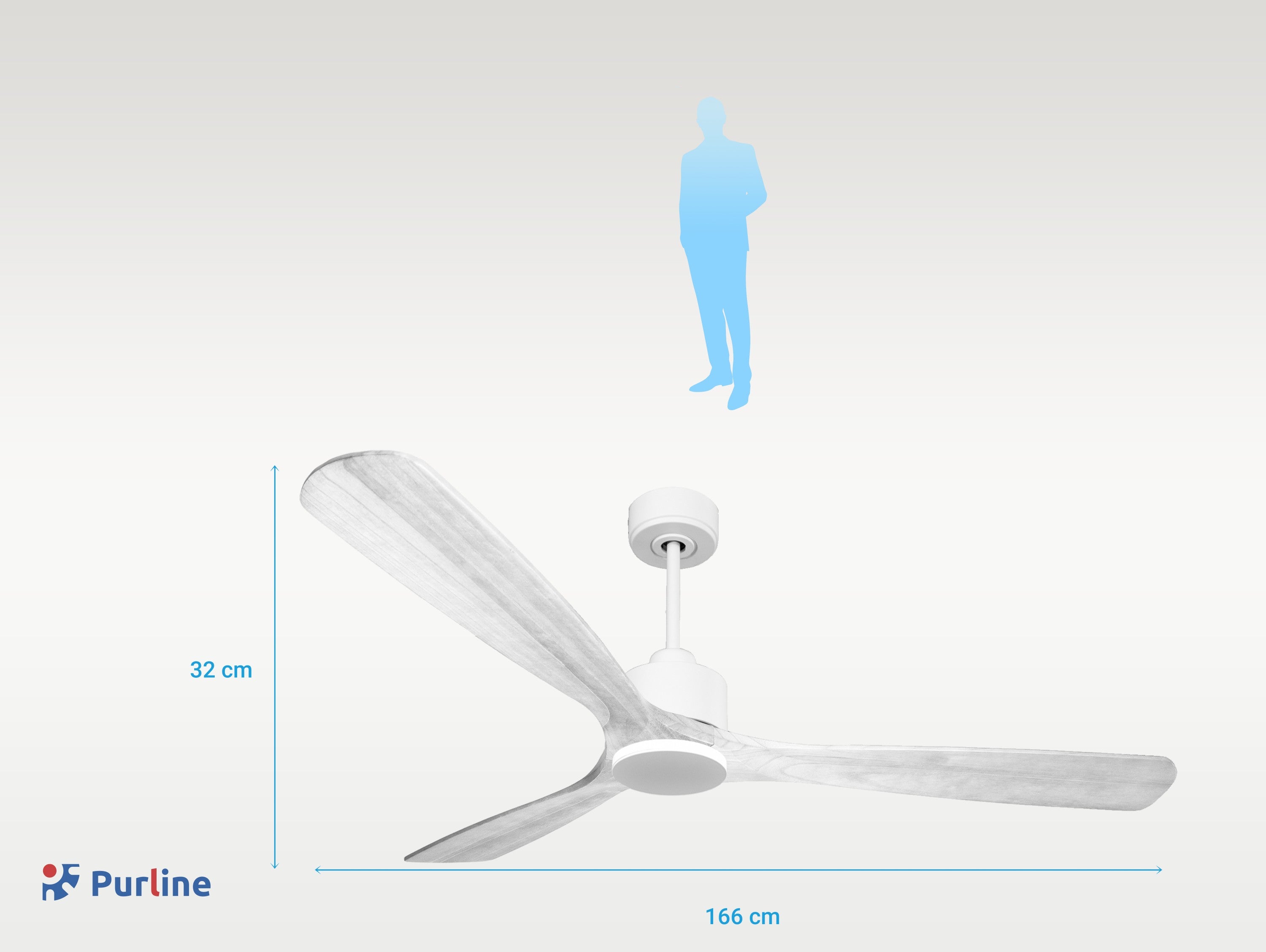 MadeiraD166C0364896: Ventilateur de plafond Réversible  Thermostat Wifi Moteur à courant continu Toits en pente Télécommande Hypersilence Mémoire Shopify Vendible (AUTOMATIQUE)