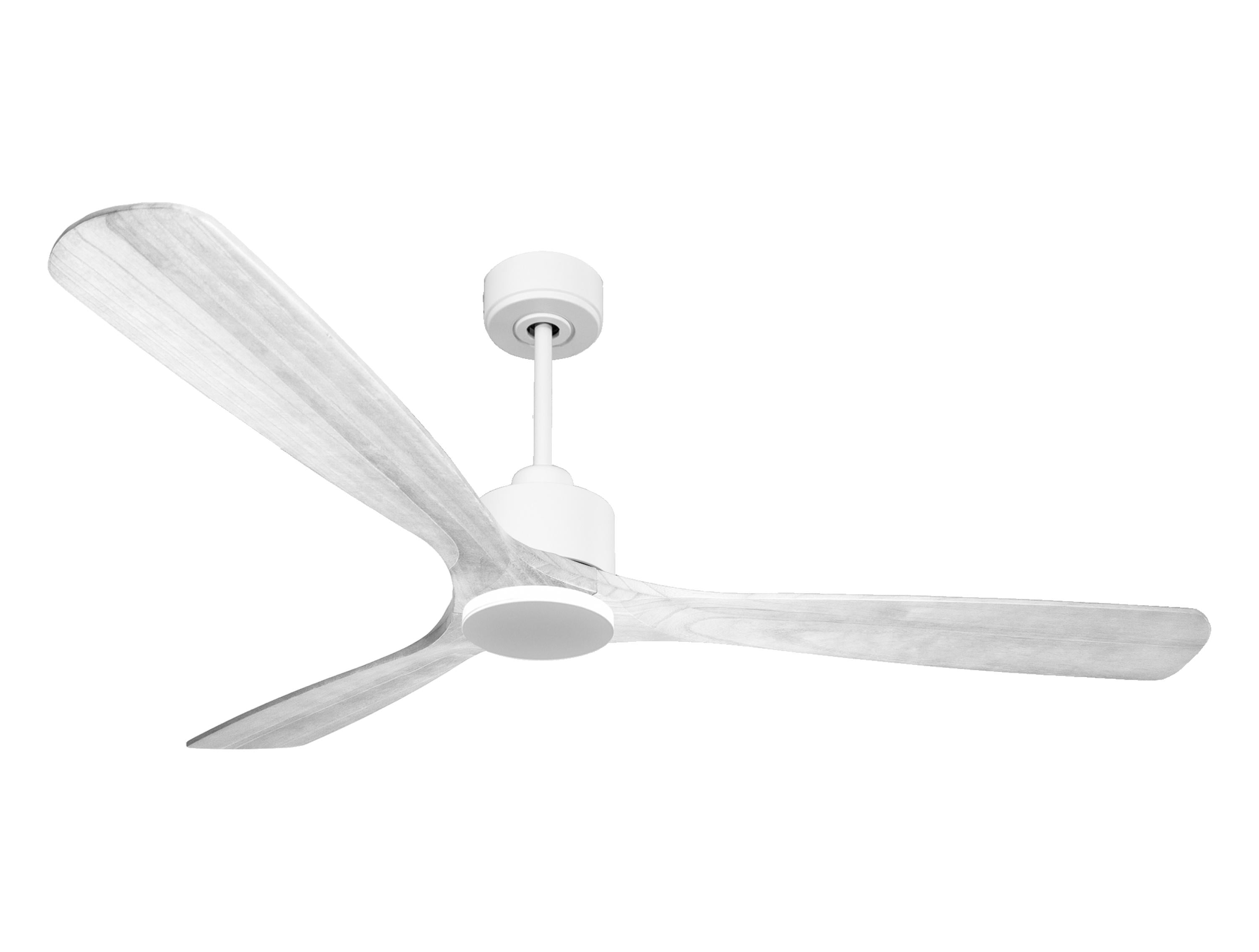 Ventilateur de plafond Réversible  Thermostat Wifi Moteur à courant continu Toits en pente Télécommande Hypersilence Mémoire Shopify Vendible (AUTOMATIQUE)