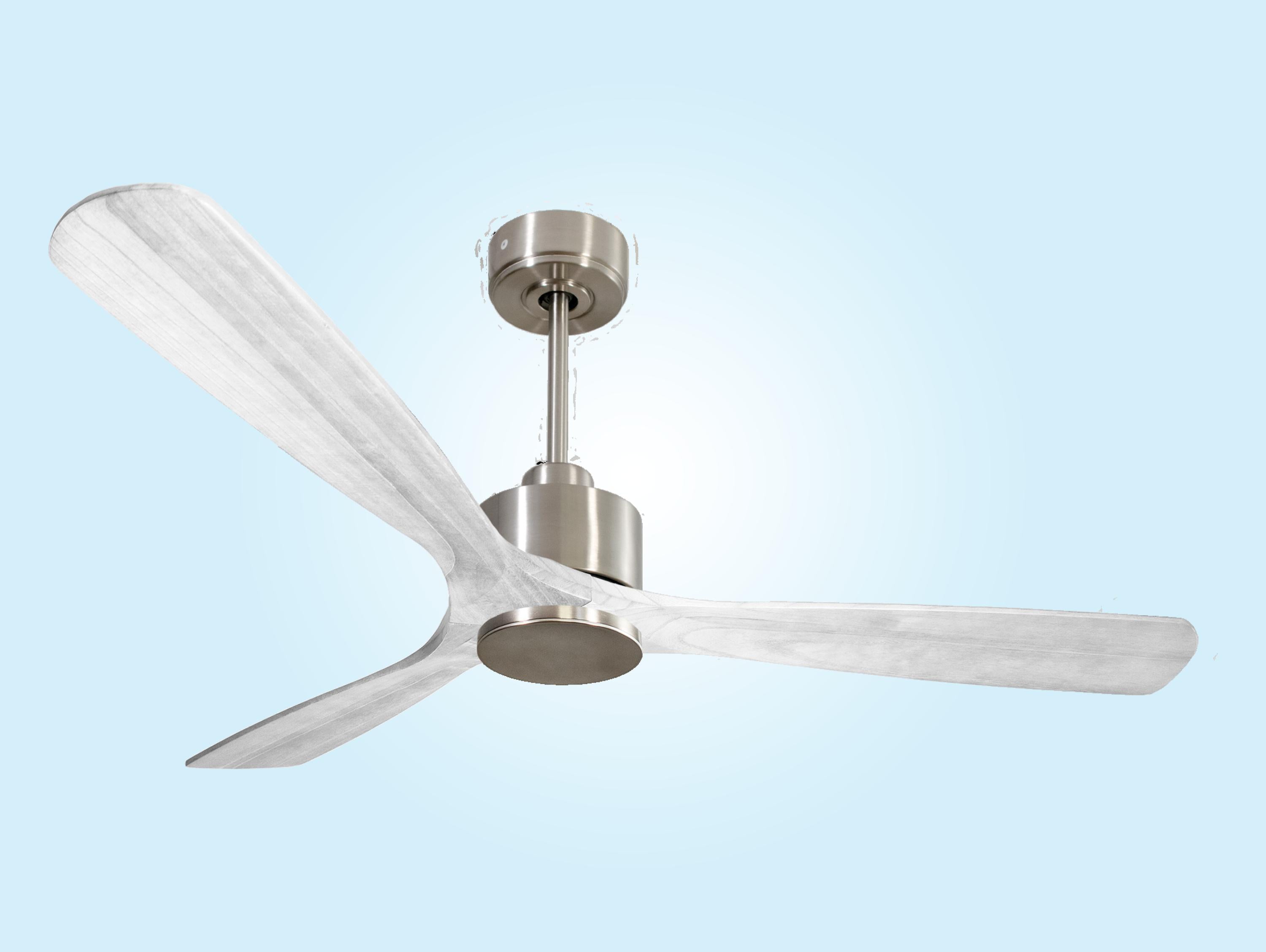   Ventilateur de plafond Réversible  Thermostat Wifi Moteur à courant continu Toits en pente Télécommande Hypersilence Mémoire