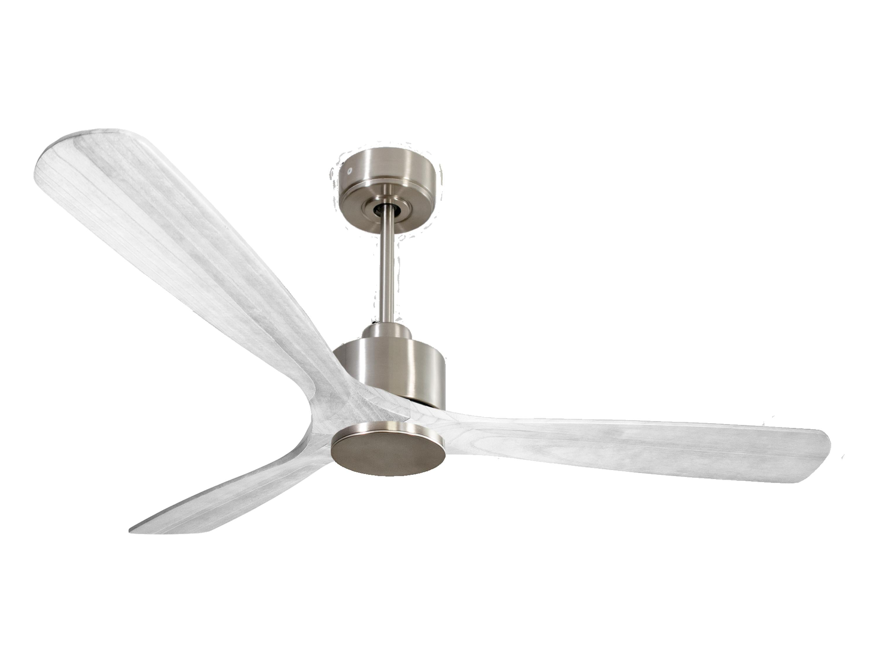 Ventilateur de plafond Réversible  Thermostat Wifi Moteur à courant continu Toits en pente Télécommande Hypersilence Mémoire