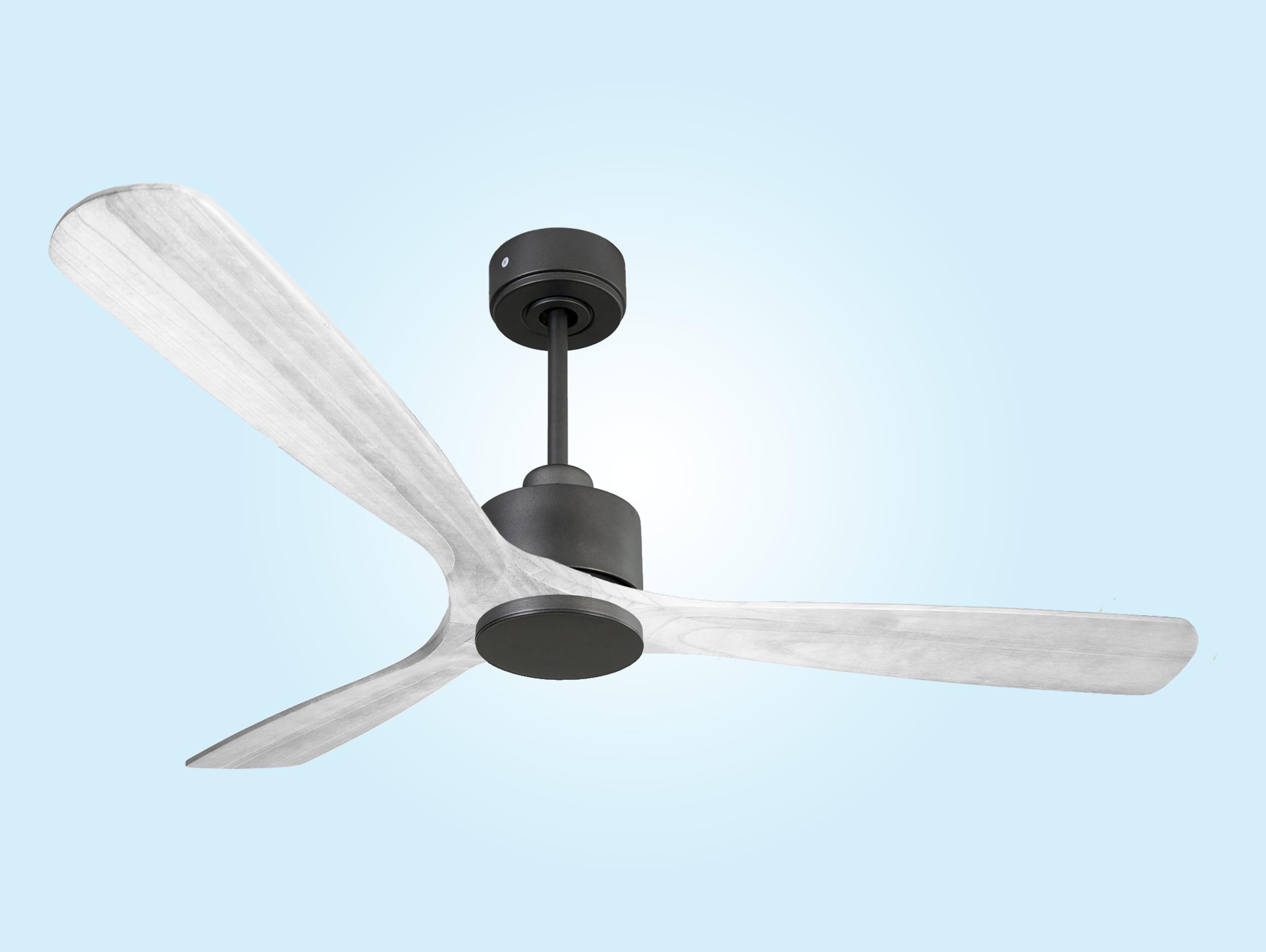   Ventilateur de plafond Réversible  Thermostat Wifi Moteur à courant continu Toits en pente Télécommande Hypersilence Mémoire