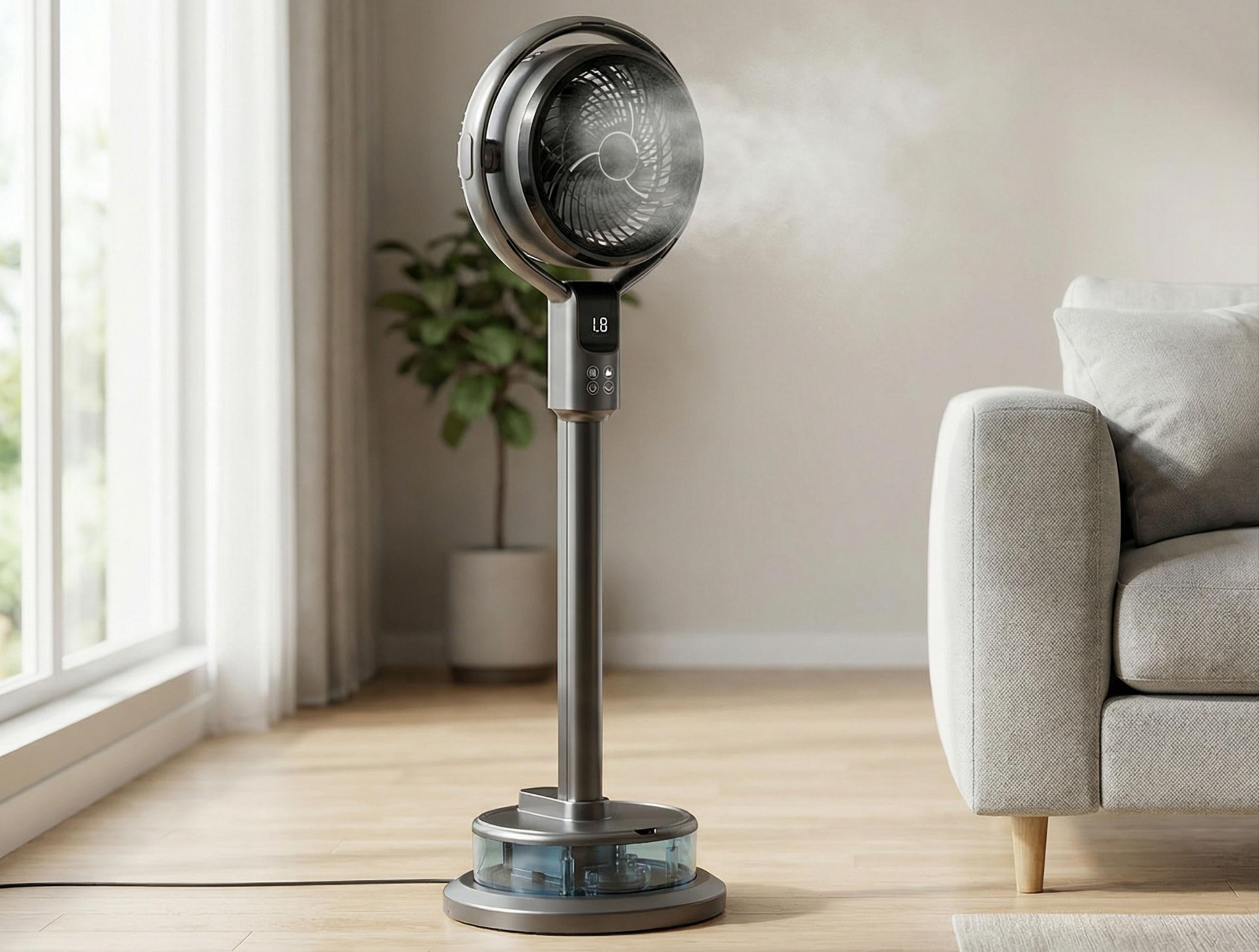 MISTY APOLLO: Ventilateur nébuliseur compact