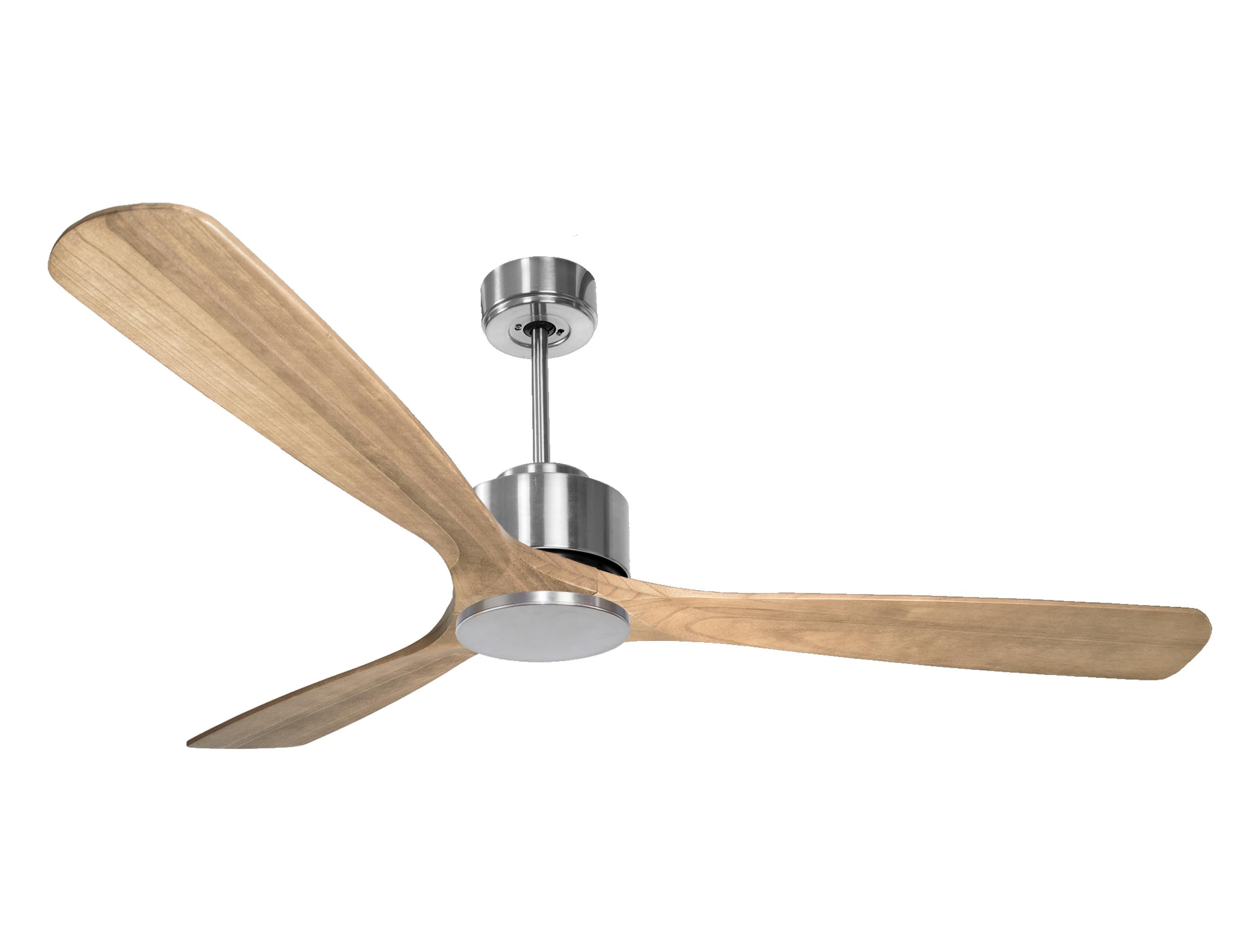 Ventilateur de plafond Réversible  Thermostat Wifi Moteur à courant continu Toits en pente Télécommande Hypersilence Mémoire Shopify Vendible (AUTOMATIQUE)