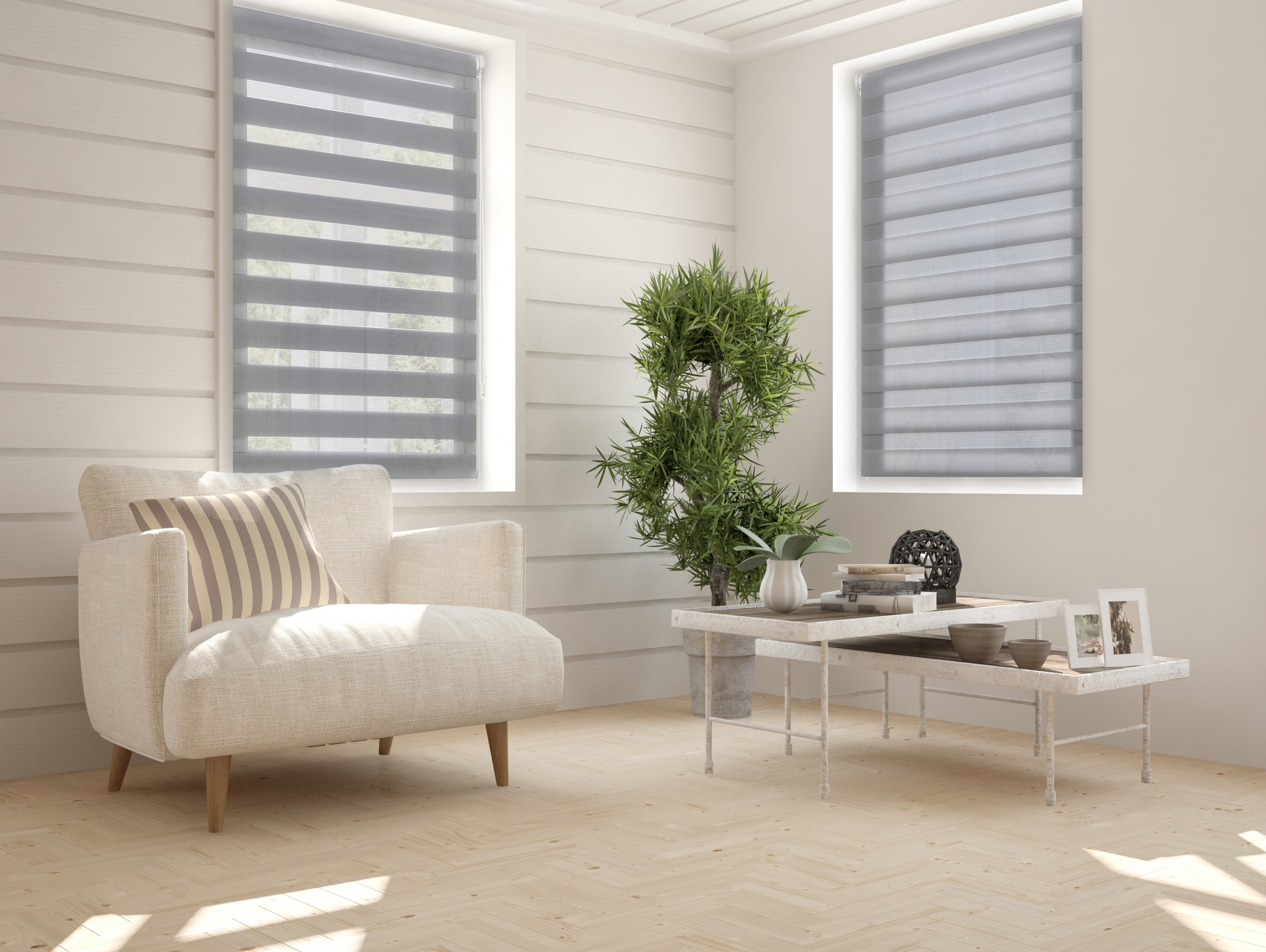 VELINDUS_67x180_GRIS: Store enrouleur Polyester Gris 67 x 180