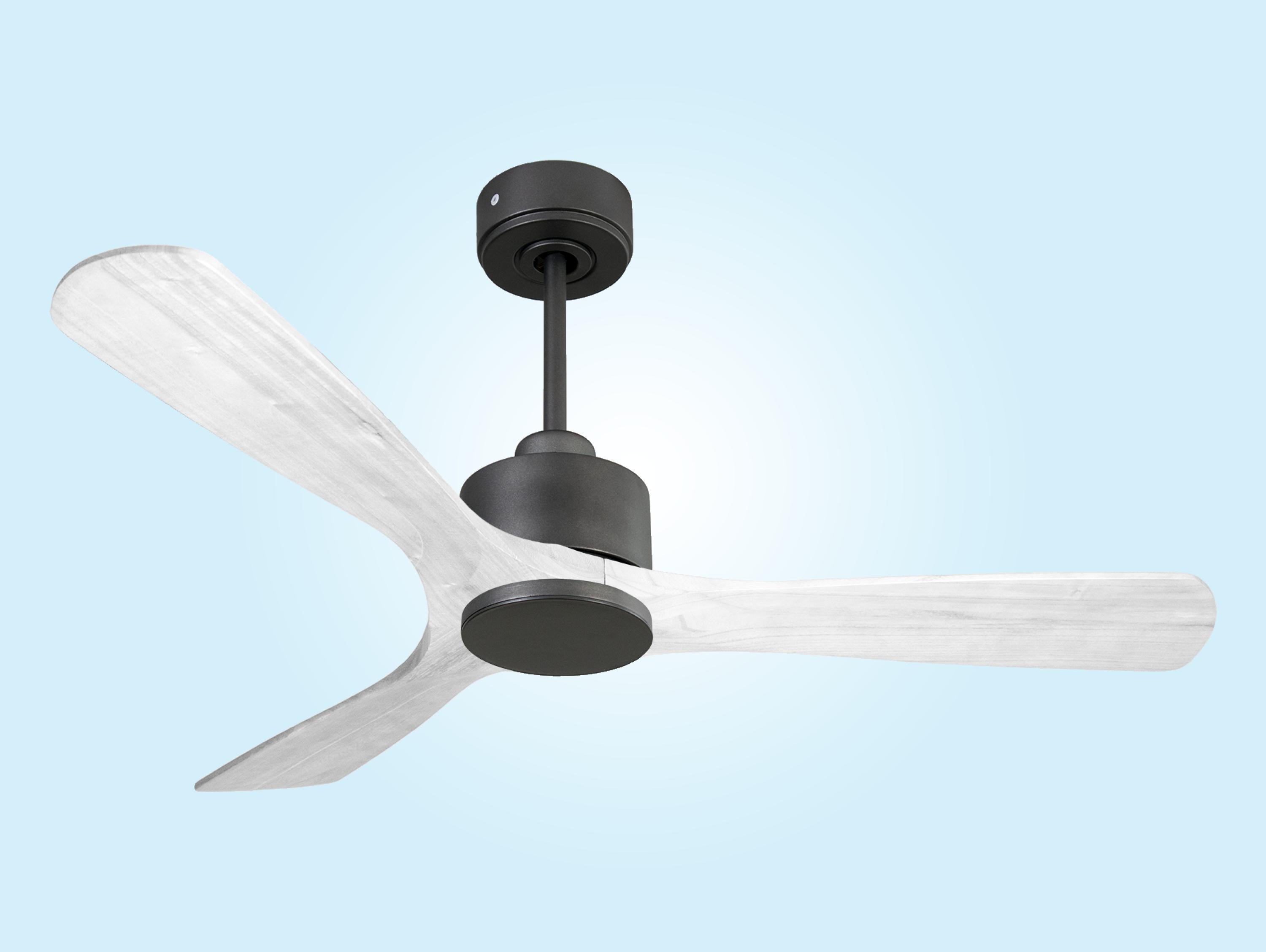   Ventilateur de plafond Réversible  Thermostat Wifi Moteur à courant continu Toits en pente Télécommande Hypersilence Mémoire