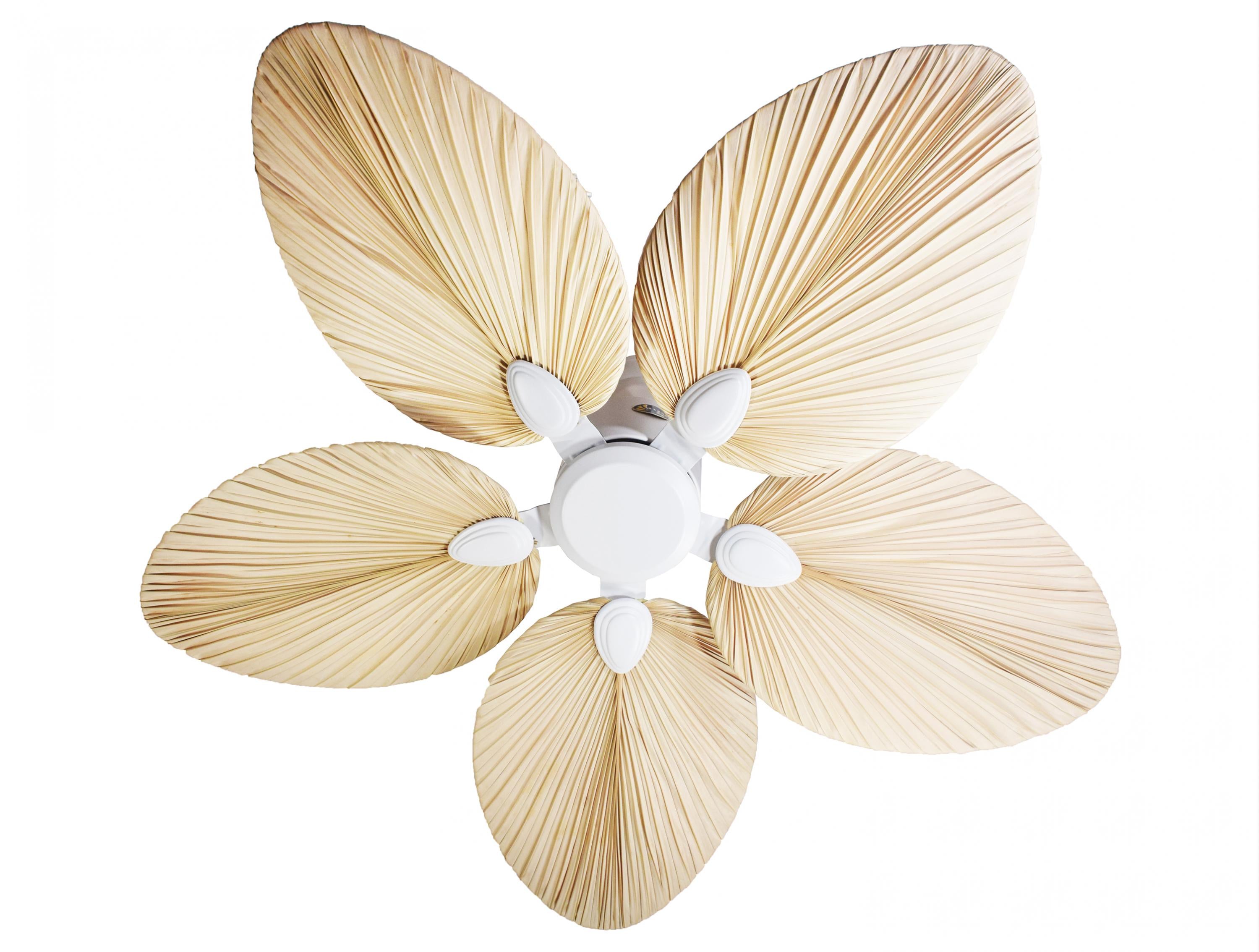 Ventilateur de plafond AC blanc avec pales 132cm pour 30m2