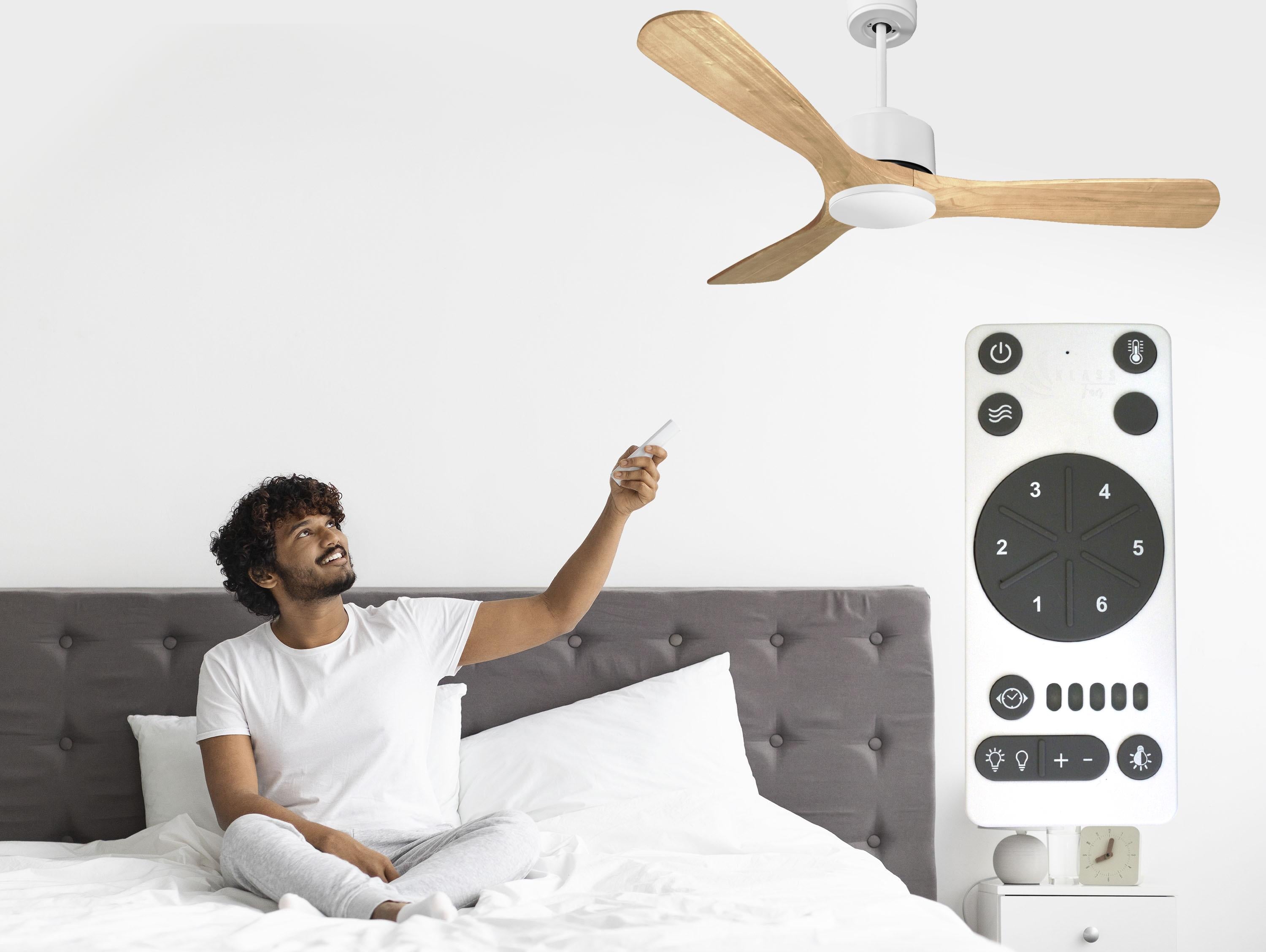   Ventilateur de plafond ø132 cm avec Wifi Réversible Hypersilence