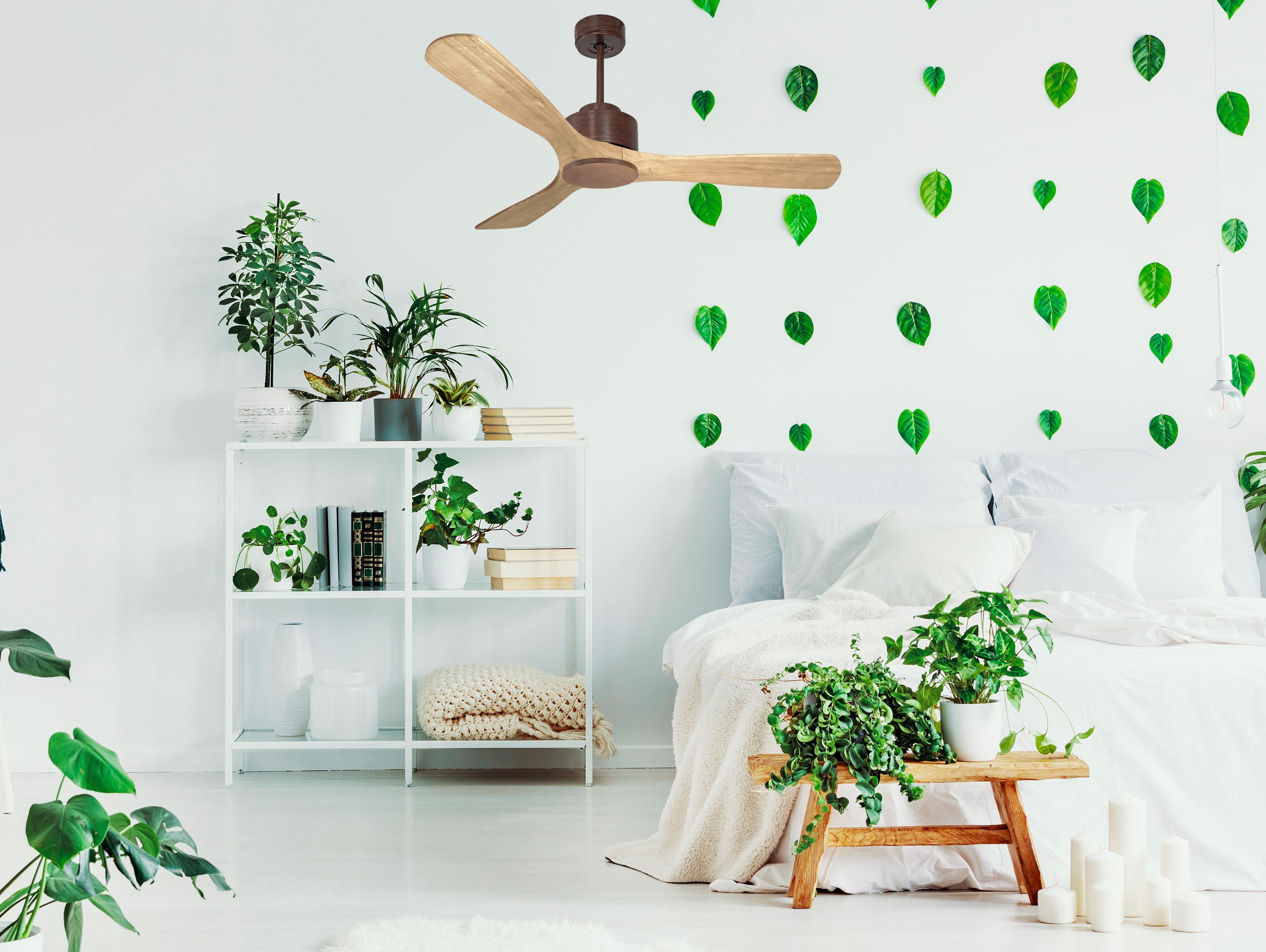 Ventilateur de plafond ø132 cm avec Wifi Réversible Hypersilence
