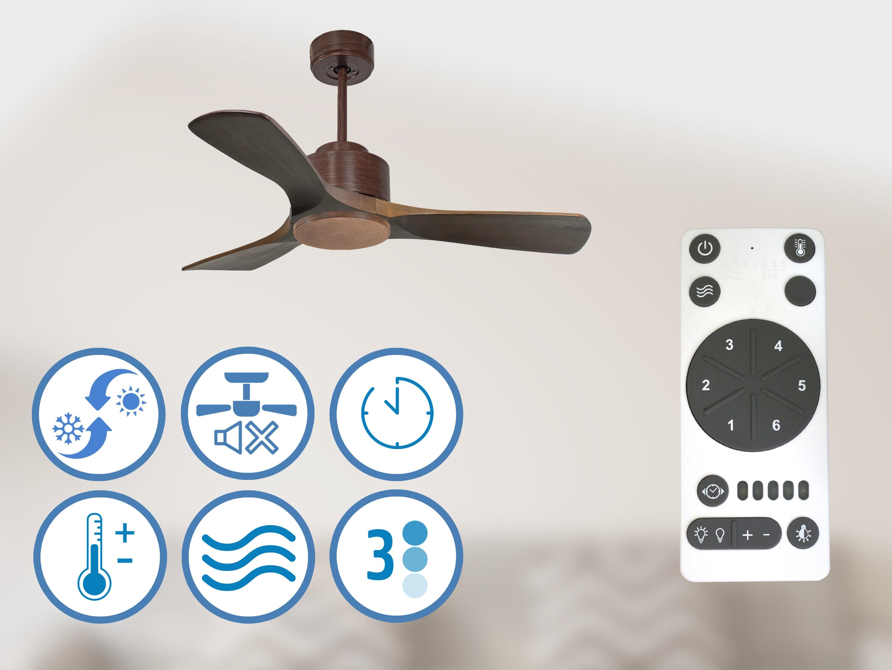 PrÃ­ncipe D106 C02 66863: Ventiladores de teto