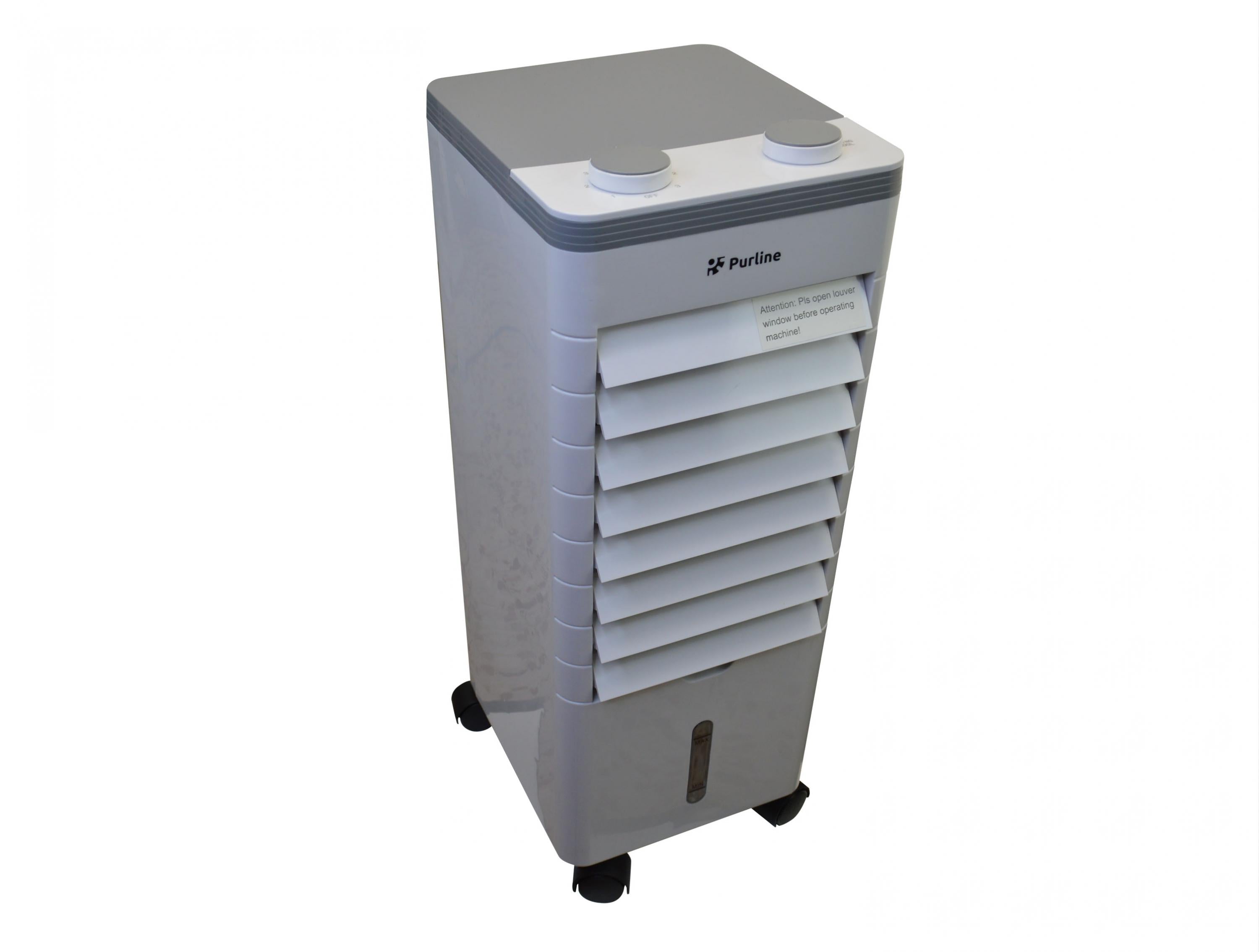 Puissance maximale 60 W Refroidisseur par évaporation compact avec lamelles rabattables