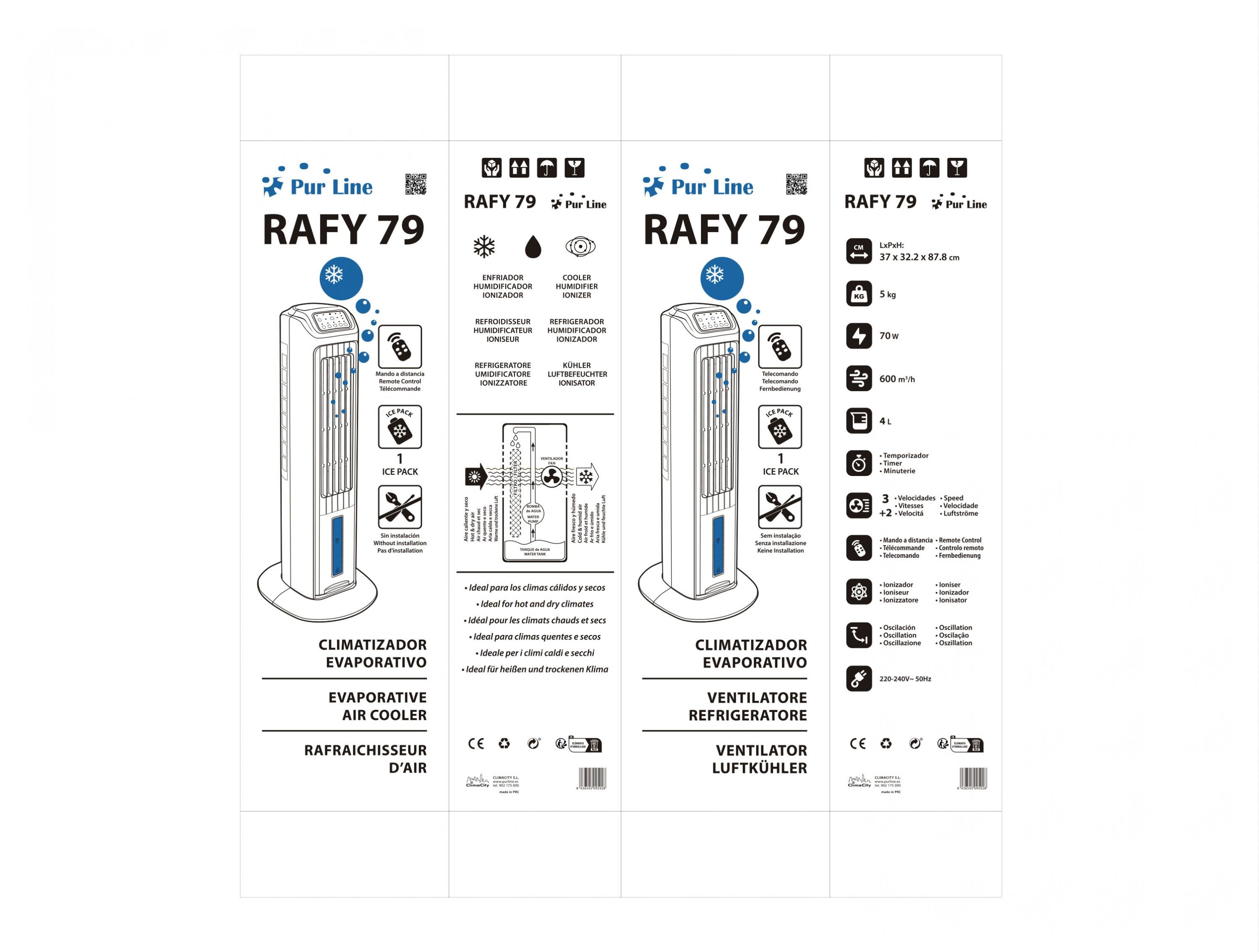 Packaging8436545095928: 91x31x29 cm 6.00Kg.