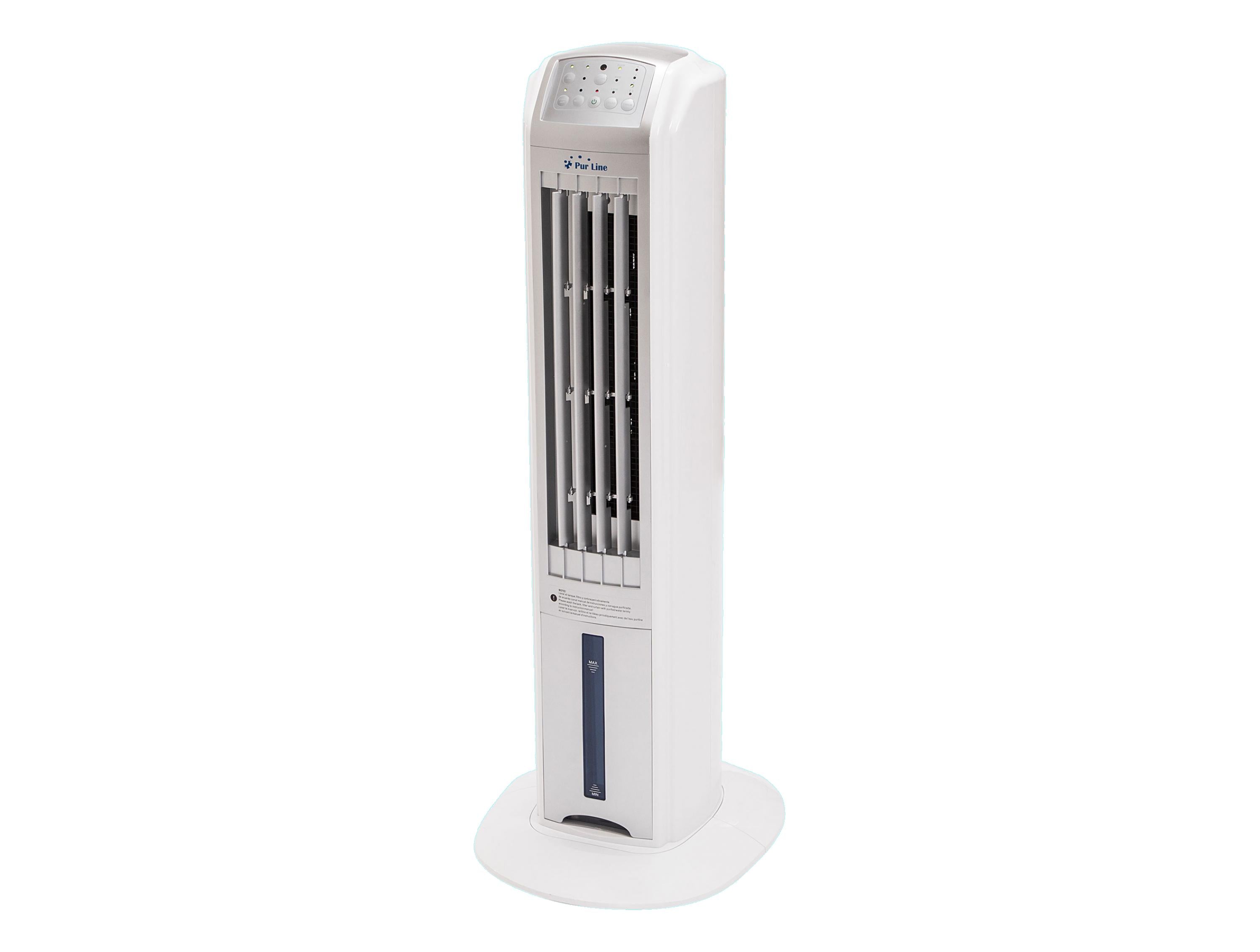 Rafraichisseur d'air par évaporation 70W avec ioniseur et 3 vitesses