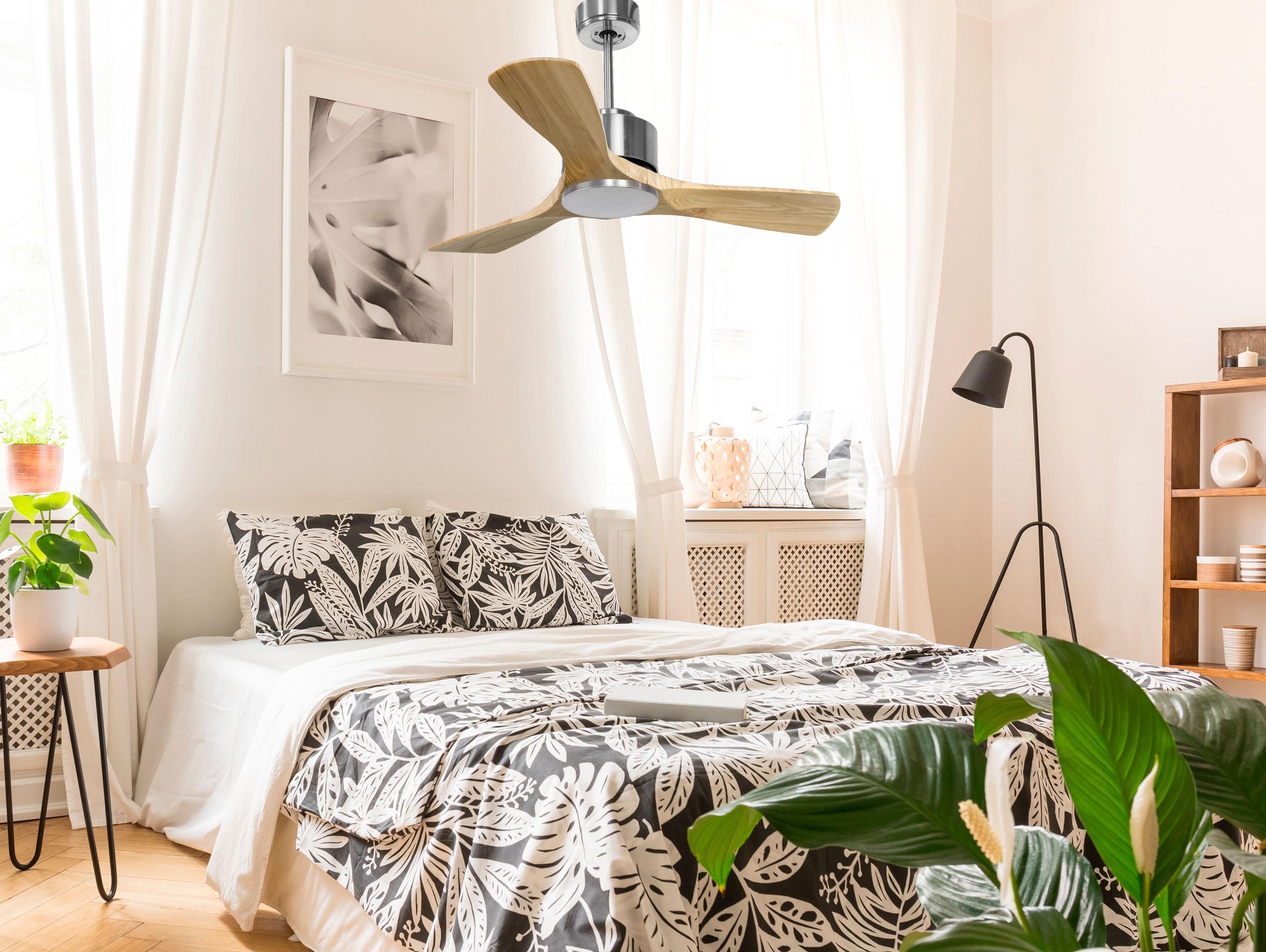 Ventilateur de plafond ø106 cm avec Wifi Réversible Hypersilence
