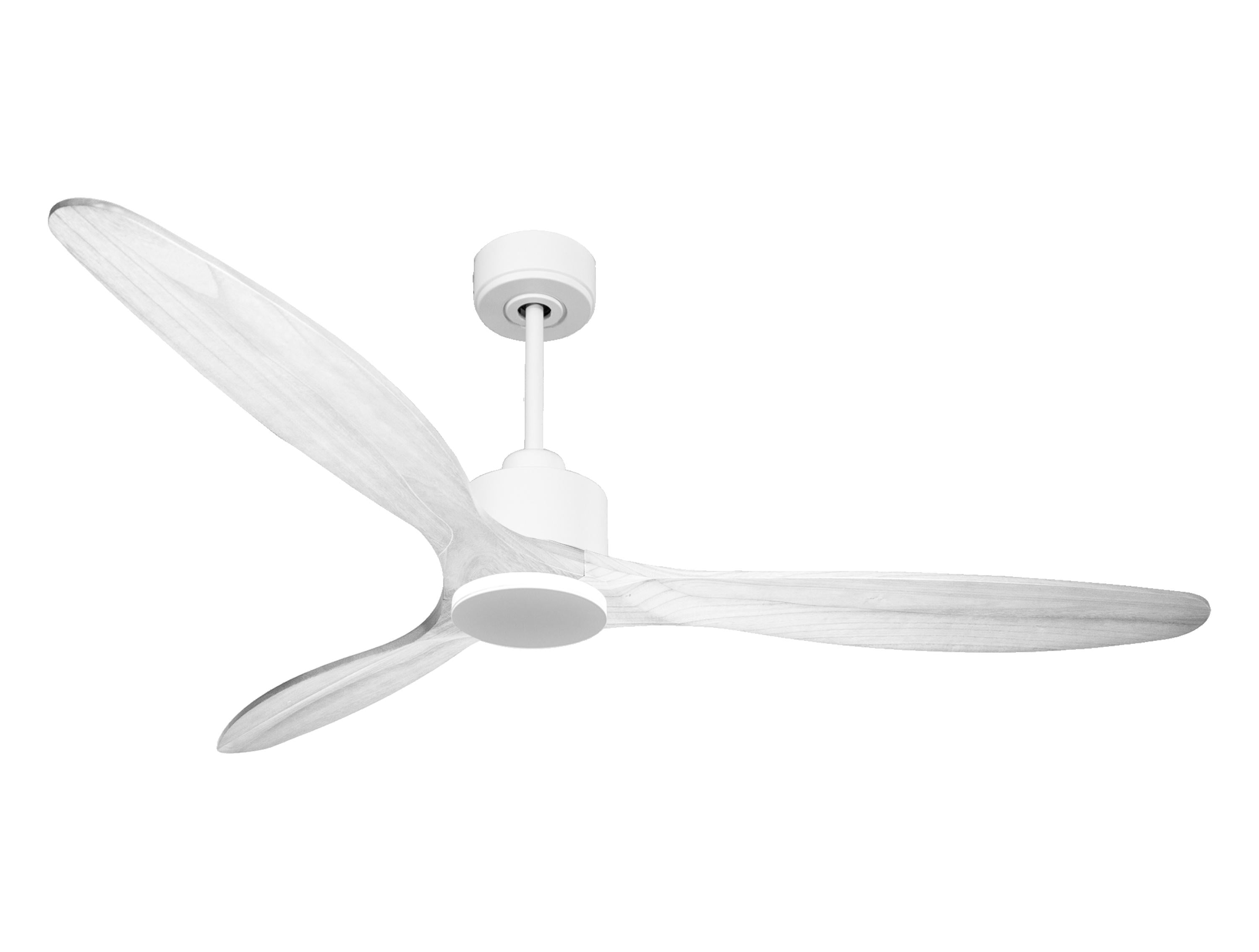 Ventilateur de plafond Réversible  Thermostat Wifi Moteur à courant continu Toits en pente Télécommande Hypersilence Mémoire Shopify Vendible (AUTOMATIQUE)