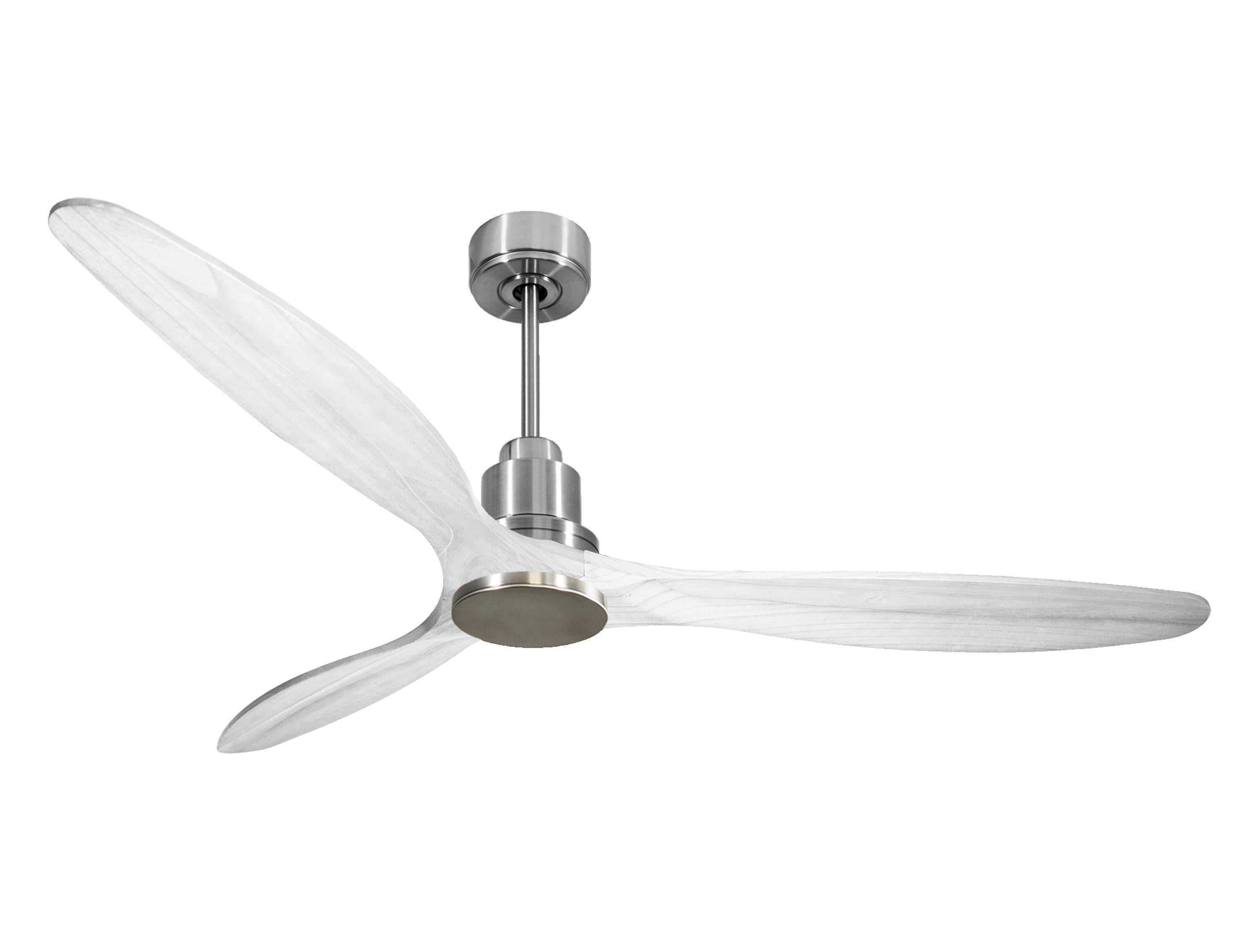 Ventilateur de plafond Réversible  Thermostat Wifi Moteur à courant continu Toits en pente Télécommande Hypersilence Mémoire Shopify Vendible (AUTOMATIQUE)