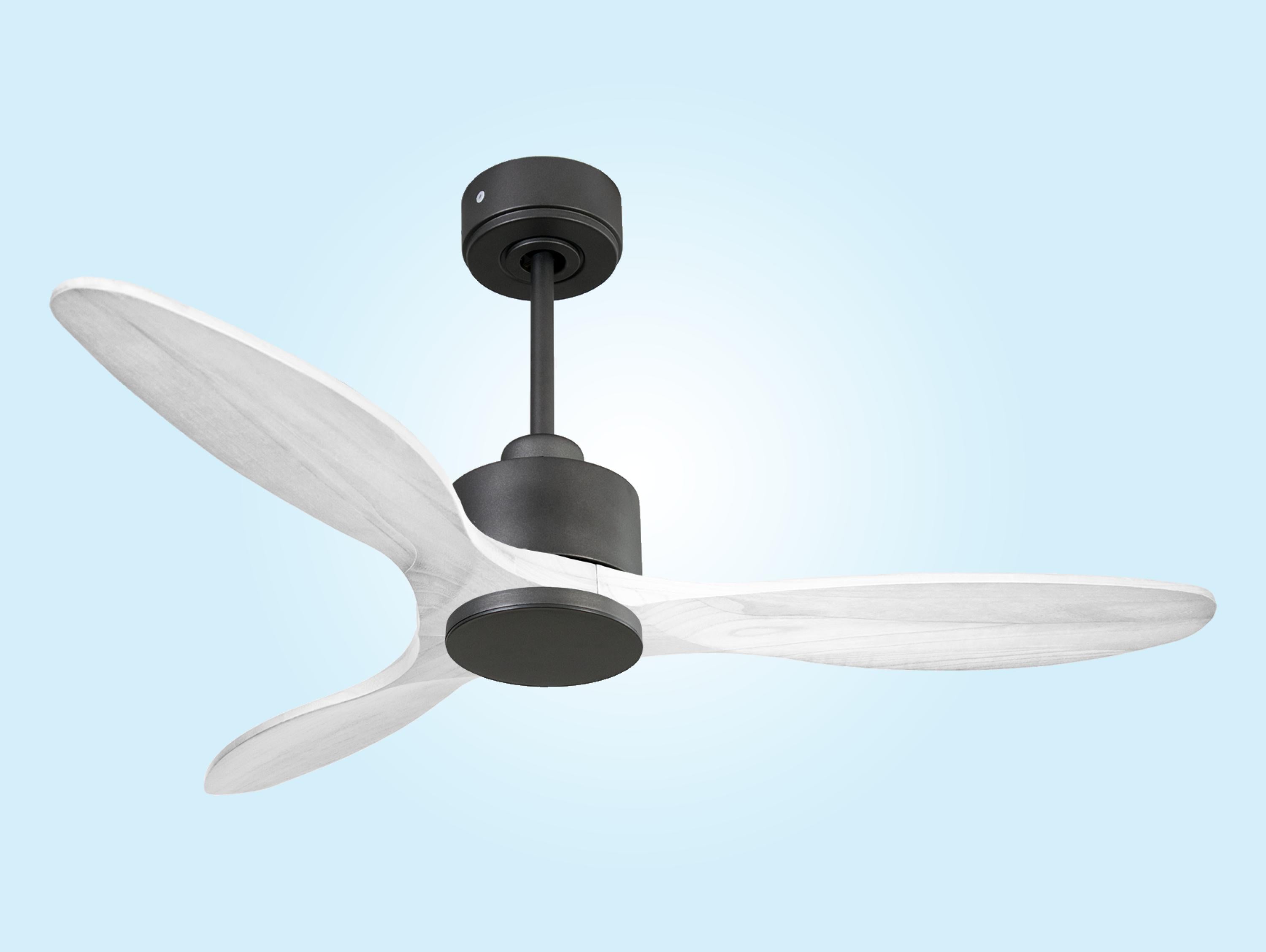 SantoriniD132C0365196: Ventilateur de plafond Wifi Moteur à courant continu Télécommande Hypersilence Mémoire
