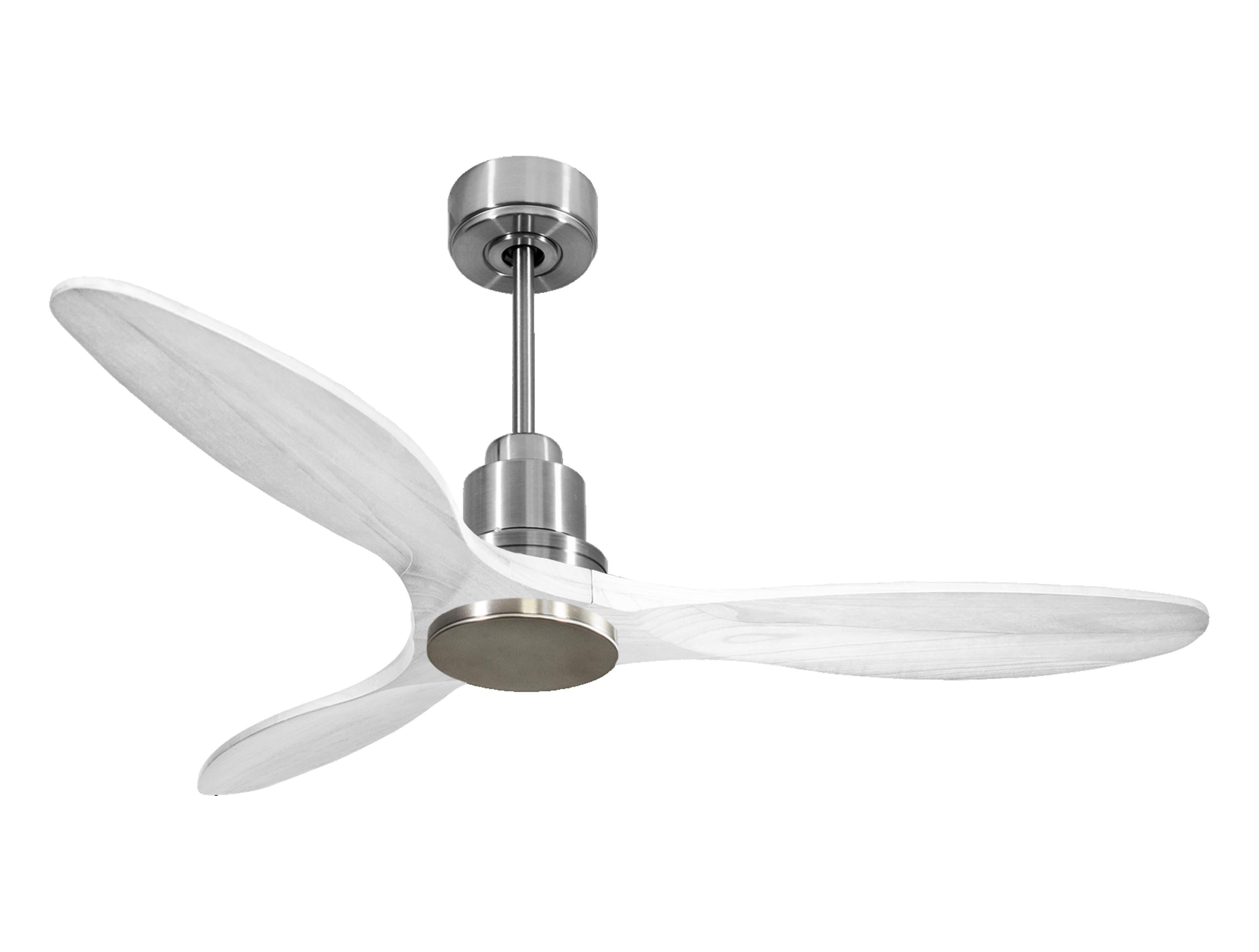 Ventilateur de plafond Réversible  Thermostat Wifi Moteur à courant continu Toits en pente Télécommande Hypersilence Mémoire Shopify Vendible (AUTOMATIQUE)