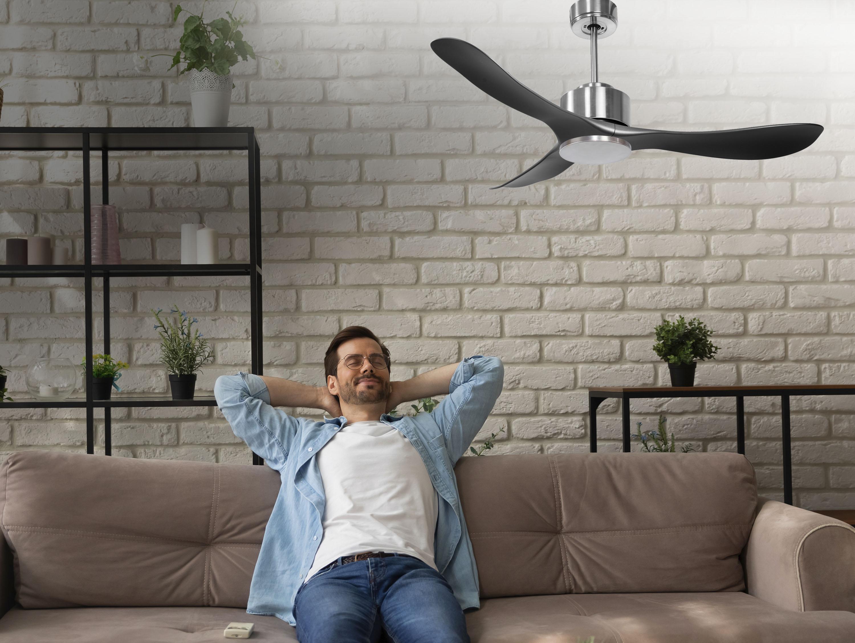   Ventilateur de plafond ø132 cm avec Wifi Réversible Hypersilence