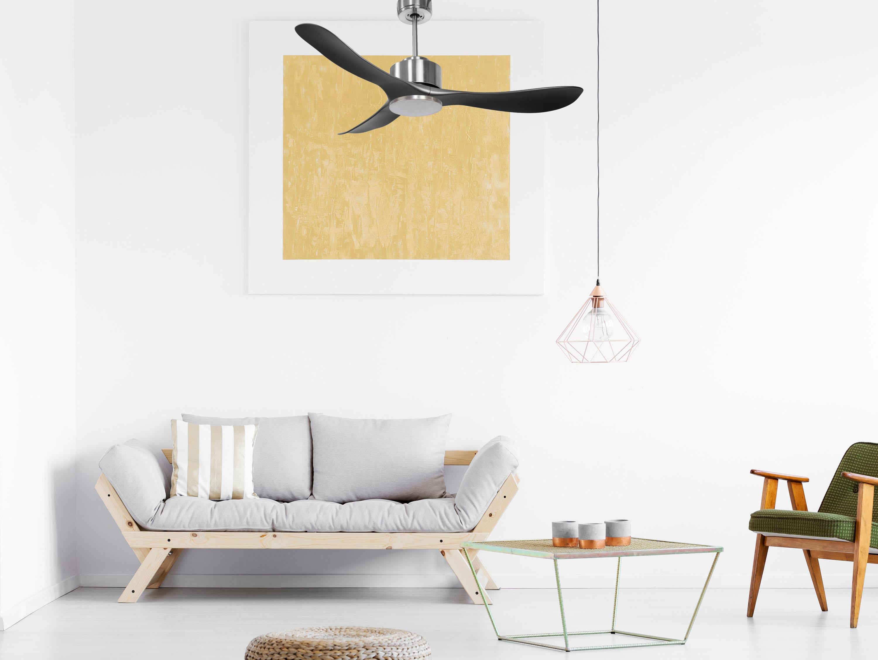Ventilateur de plafond ø132 cm avec Wifi Réversible Hypersilence