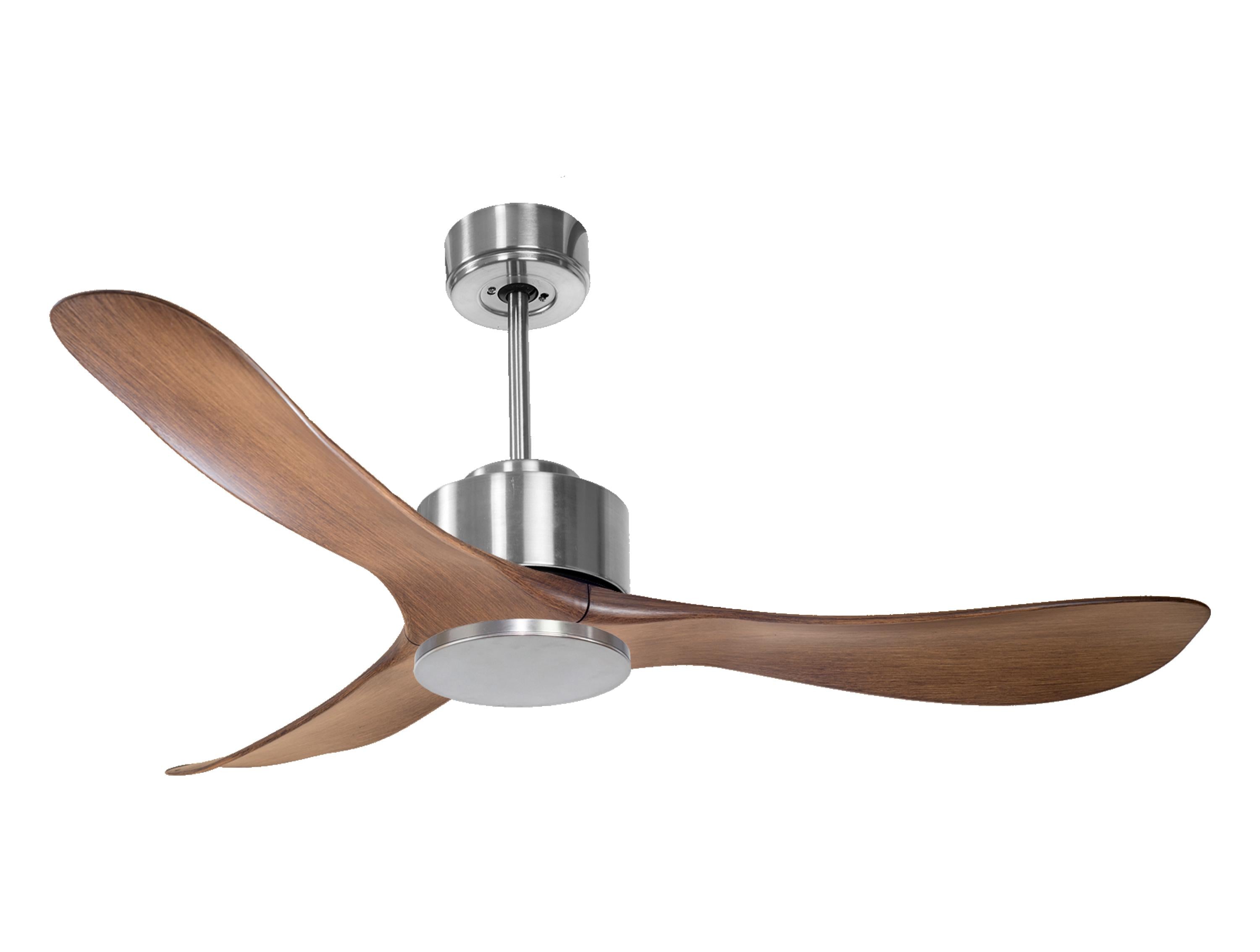 Ventilateur de plafond Réversible  Thermostat Wifi Moteur à courant continu Toits en pente Télécommande Hypersilence Mémoire Shopify Vendible (AUTOMATIQUE)