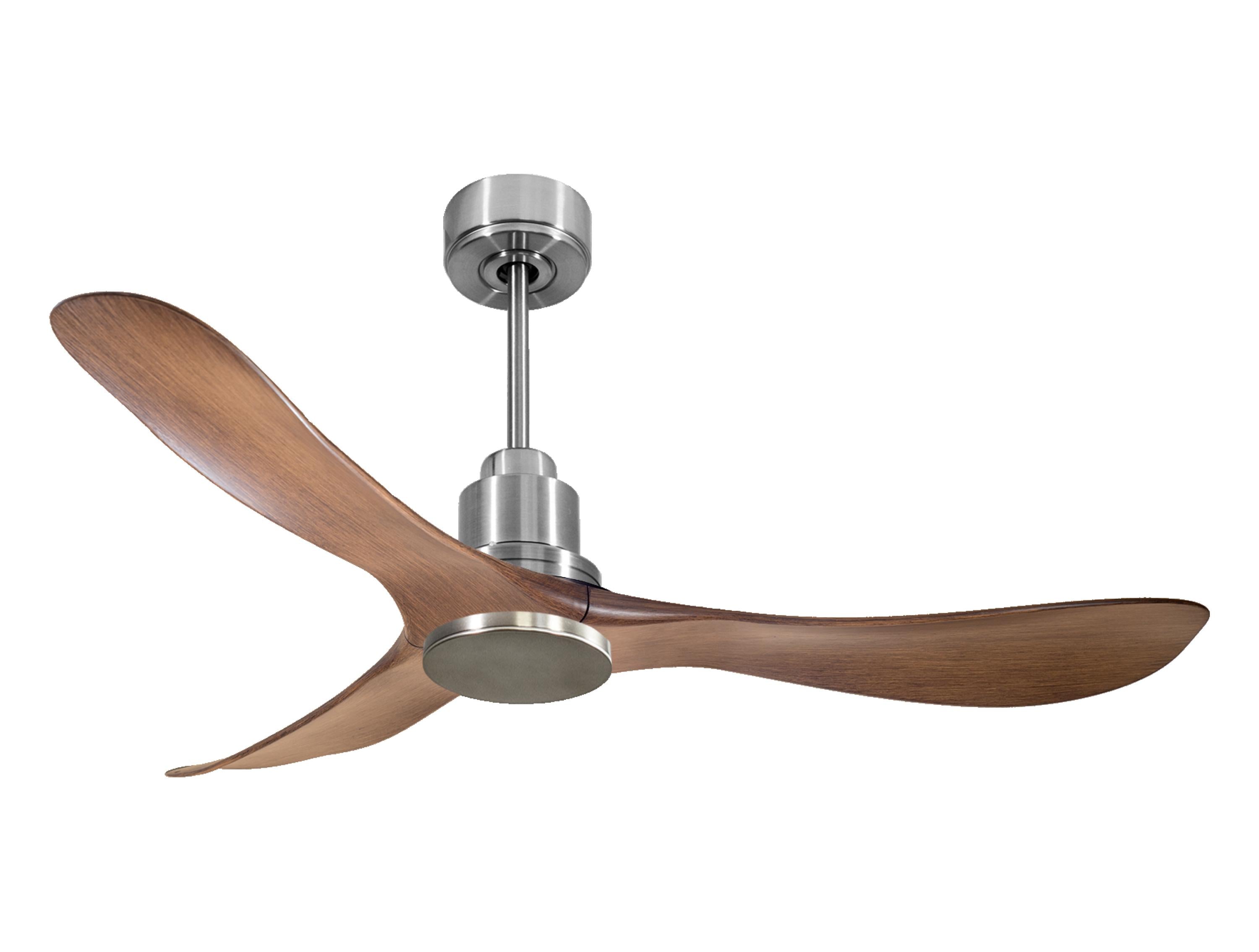 Ventilateur de plafond Réversible  Thermostat Wifi Moteur à courant continu Toits en pente Télécommande Hypersilence Mémoire Shopify Vendible (AUTOMATIQUE)