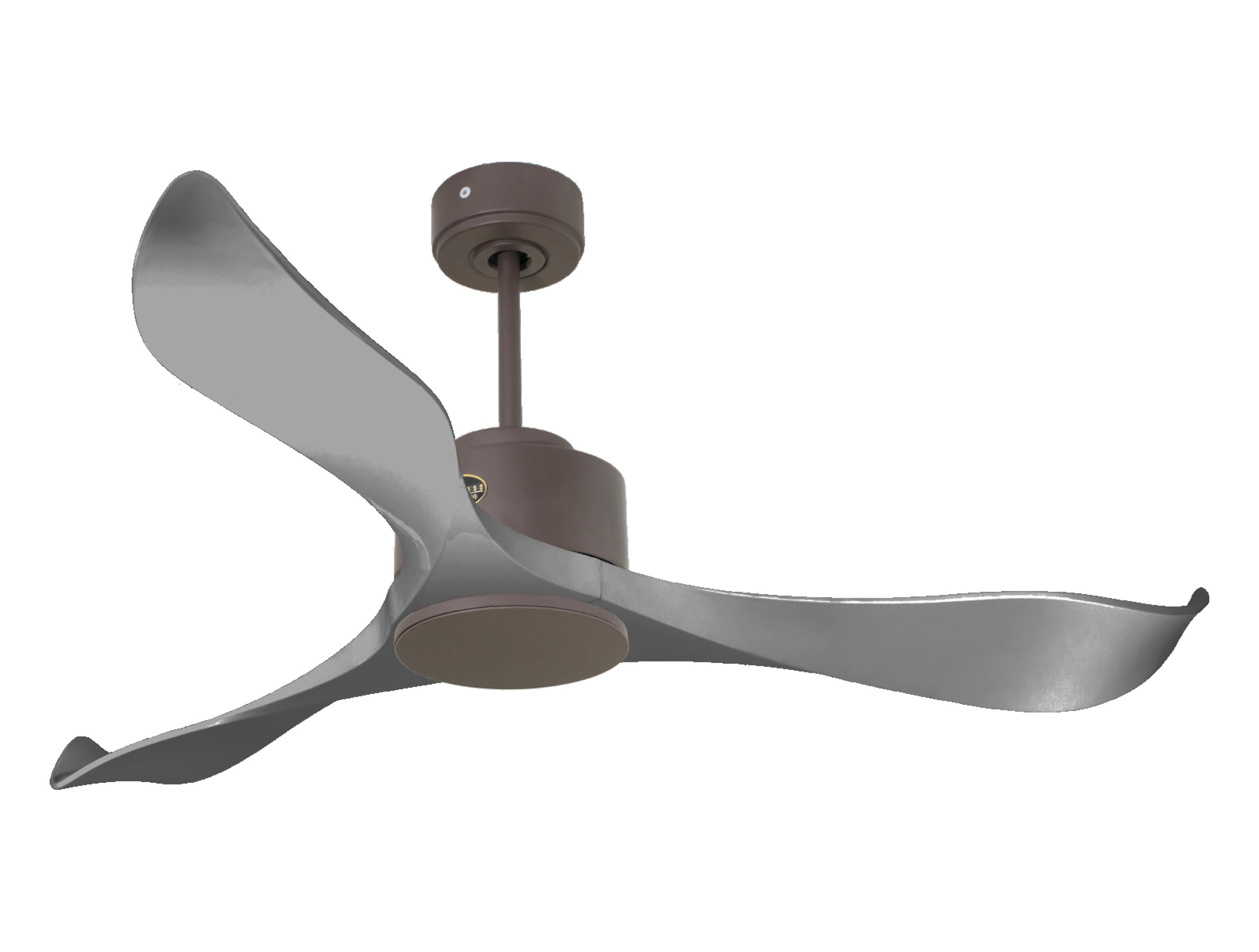 Ventilateur de plafond Réversible  Thermostat Wifi Moteur à courant continu Toits en pente Télécommande Mémoire