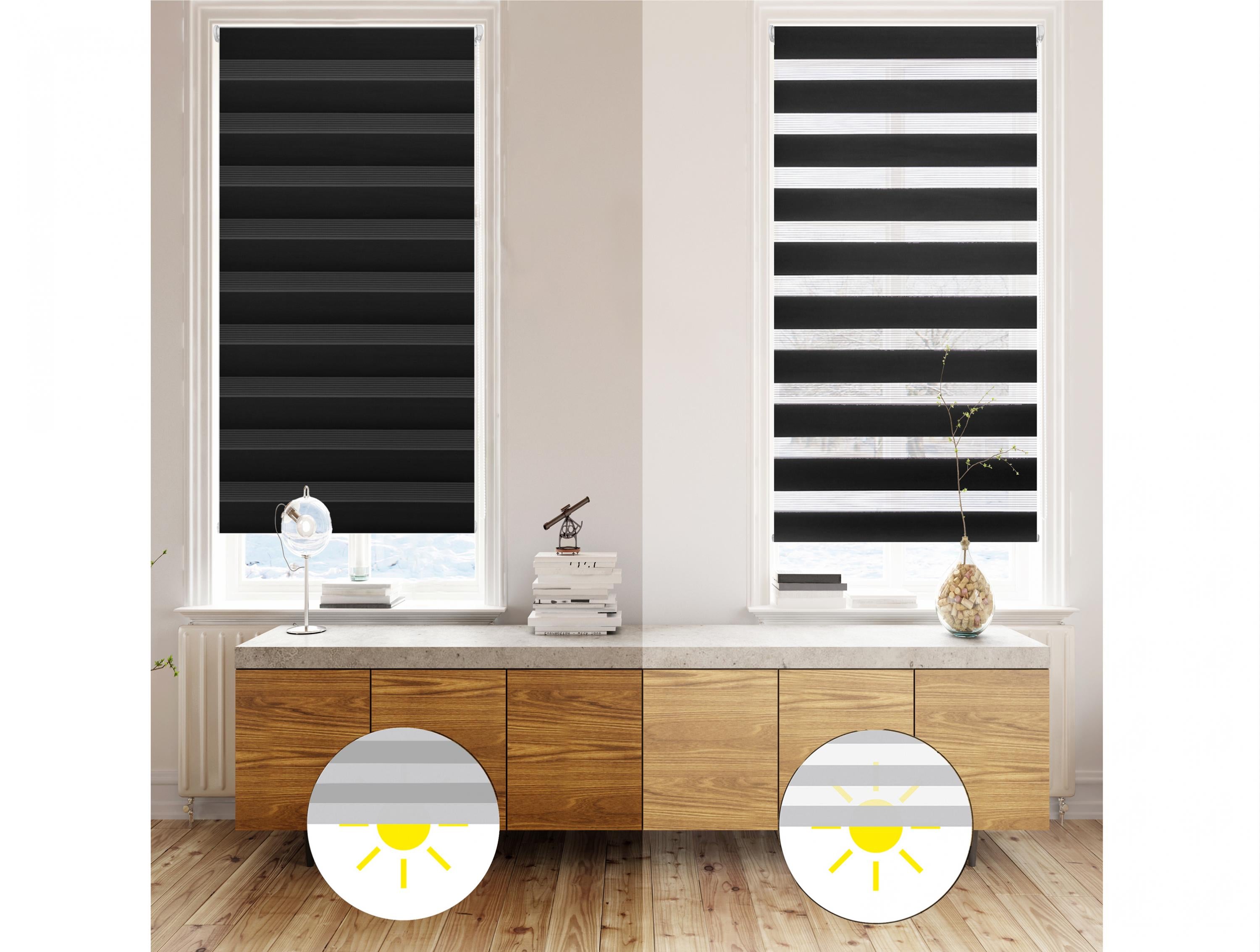 VELINDUS_57x180_NEGRO: Store à rouleau VELINDUS BLACK 57x180cm