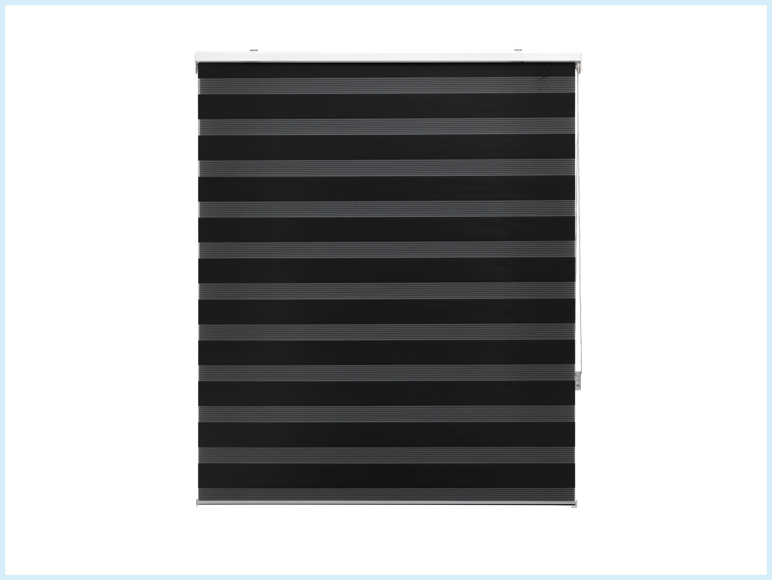 Store enrouleur Polyester Translucide Noir 140 x 250