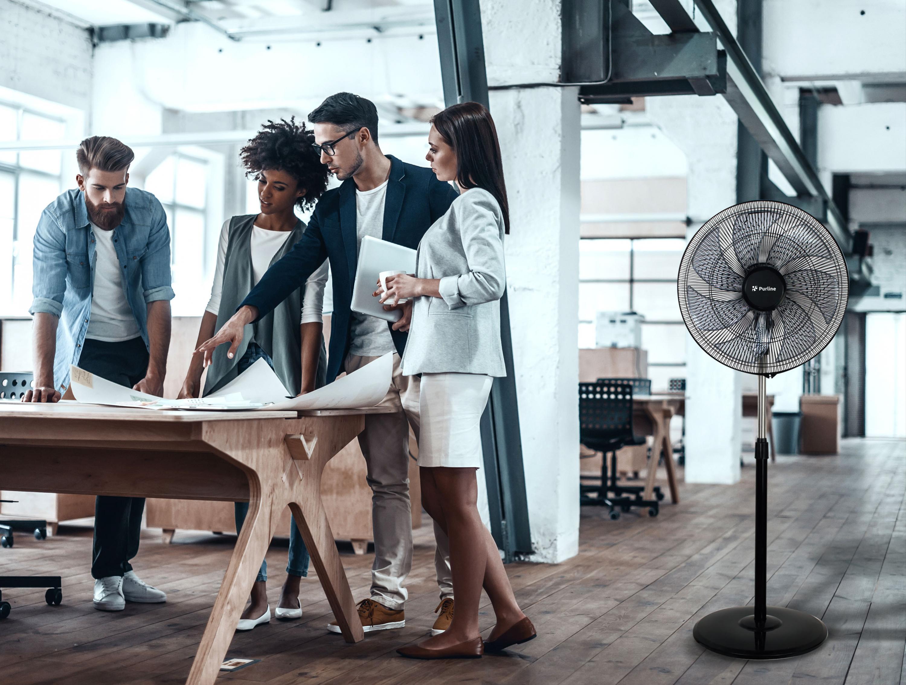 Les fans Consommation électrique 100 W