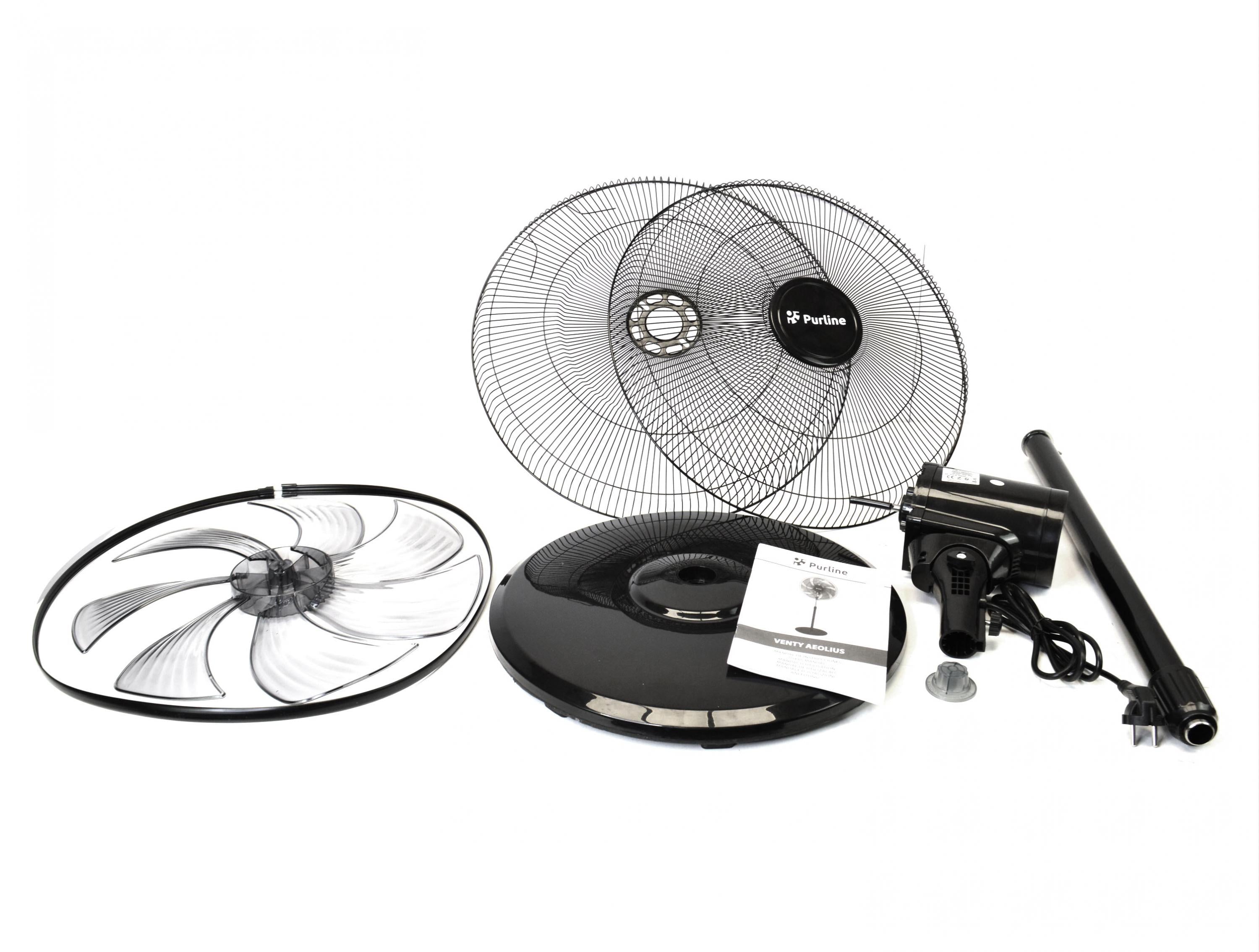 Vitesses 3 Ventilateur de sol industriel 100W avec 7 pales