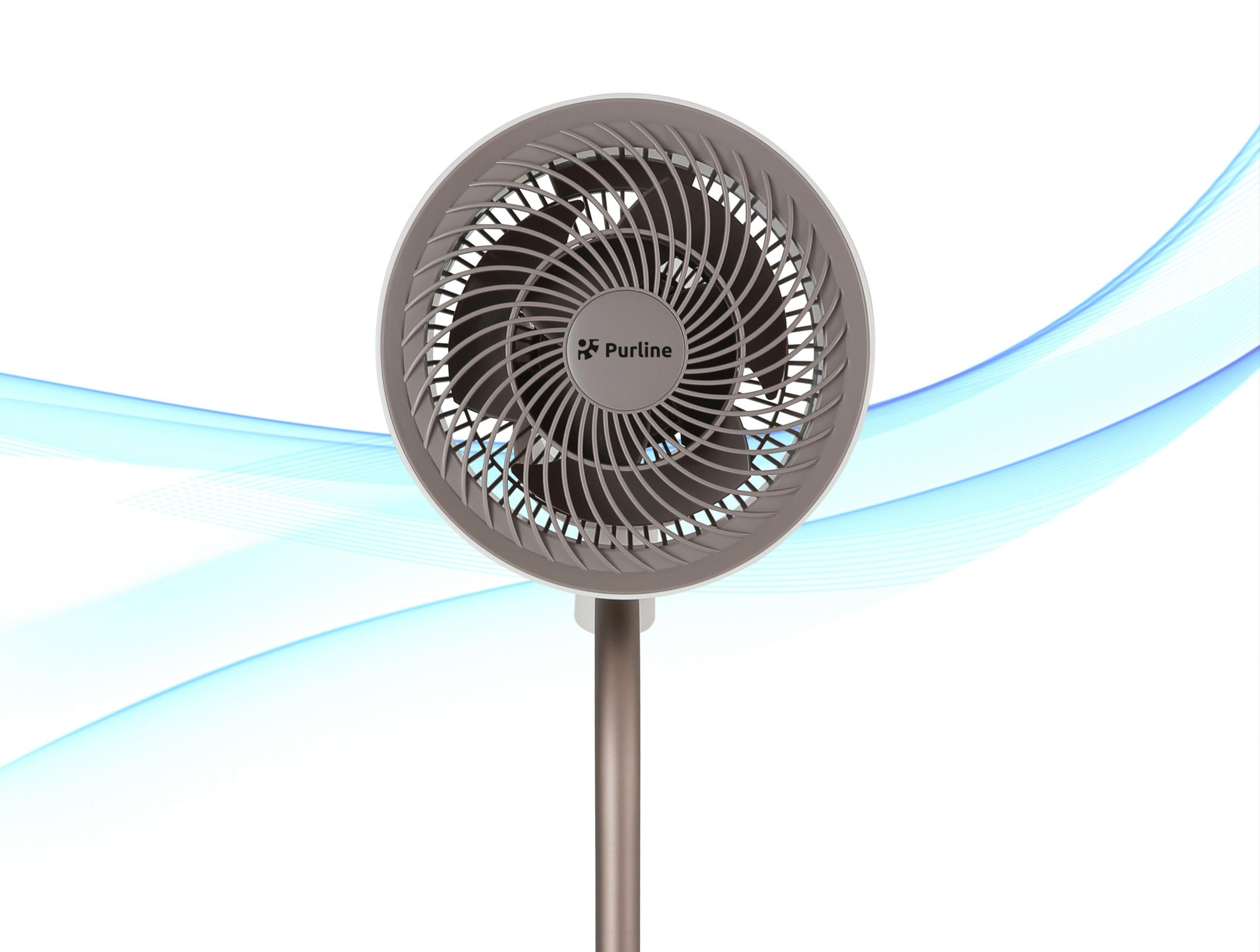 Vitesses 12 Ventilateur de sol DC avec lumière ambiante