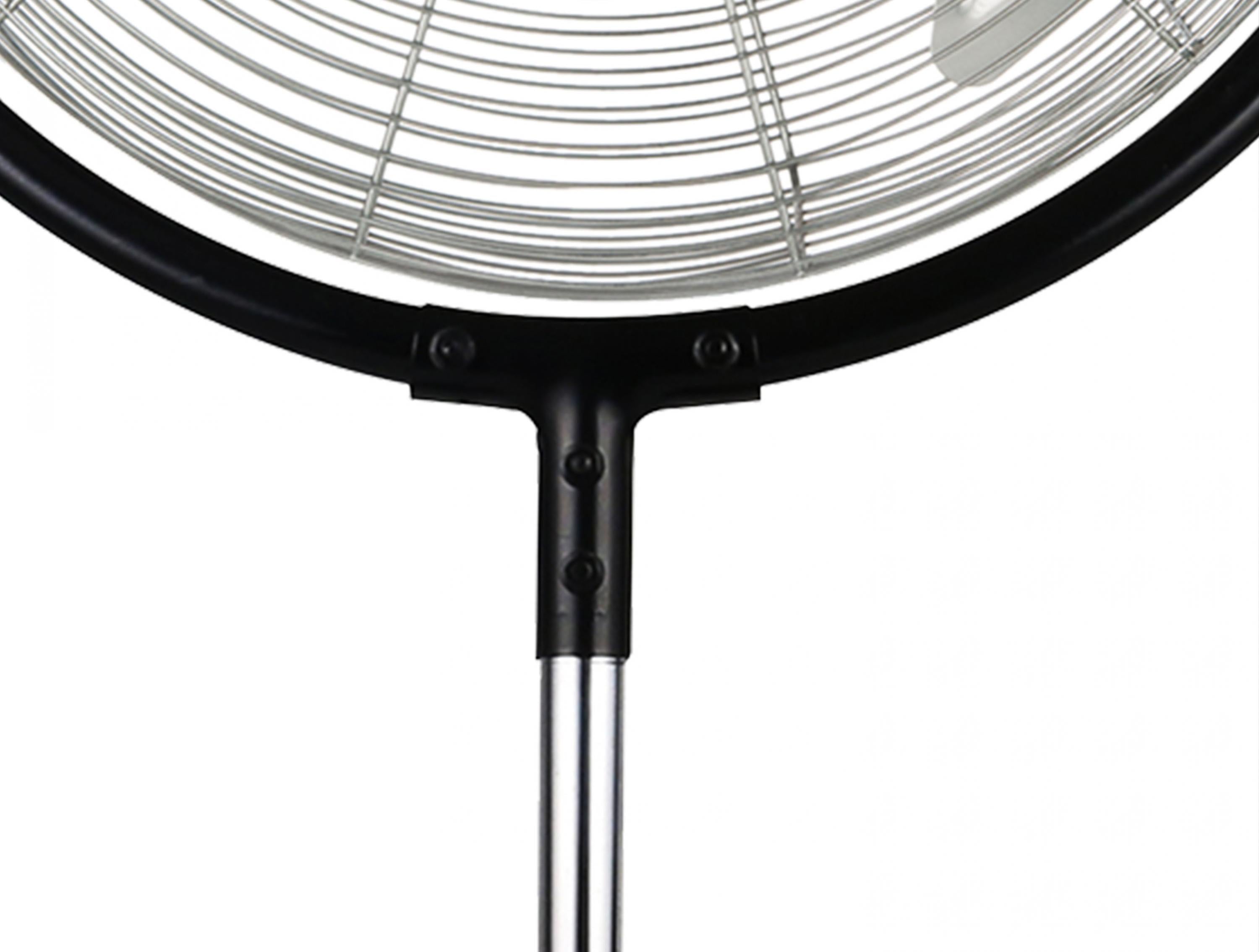 Vitesses 3 Ventilateur industriel sur pied 120W avec hauteur régable